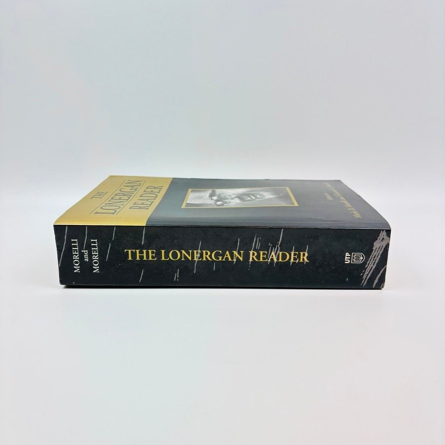 The Lonergan Reader Morelli 1997 First Edition Philosophy Theology Paperback