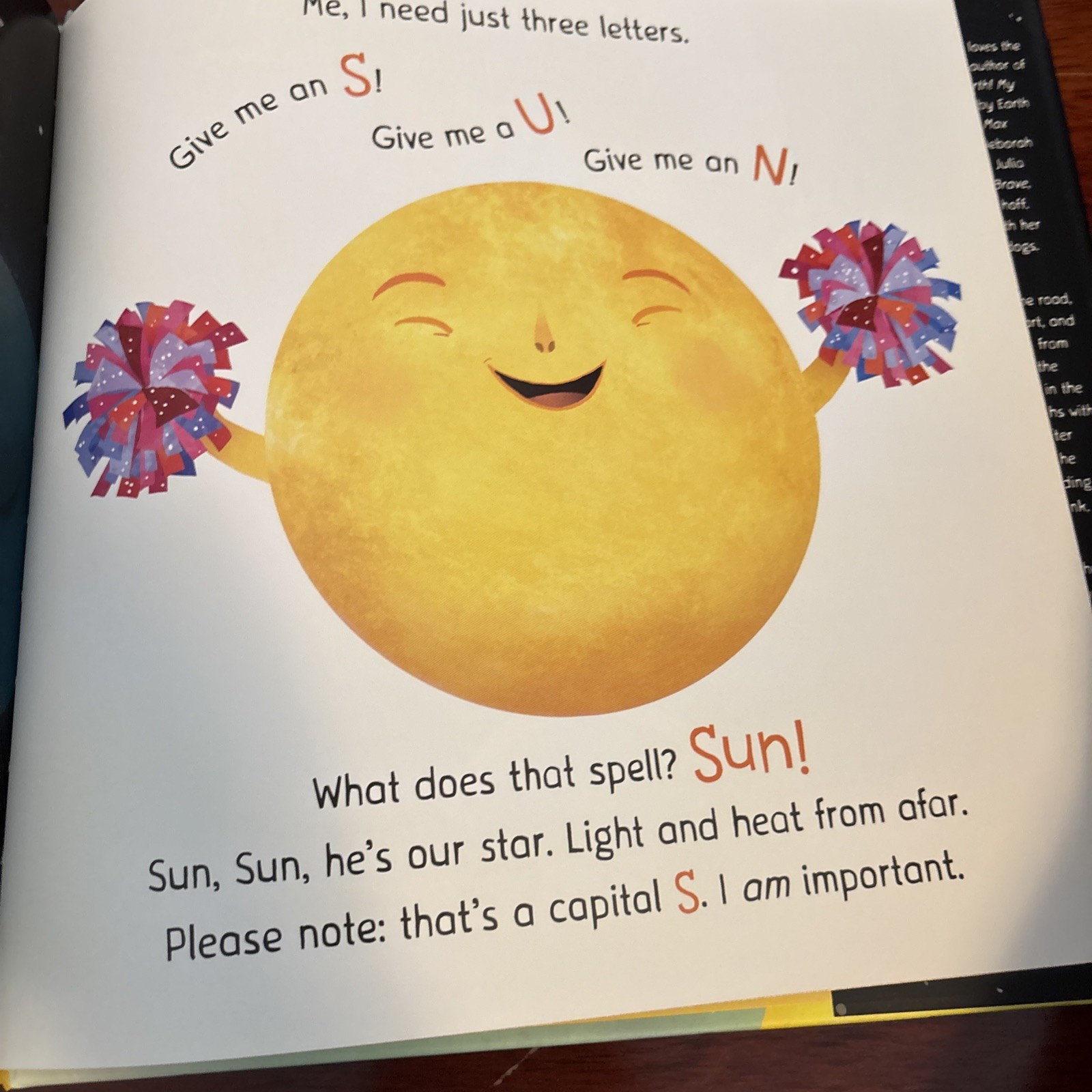 Sun! One in a Billion by Stacy McAnulty (2018, Picture Book)