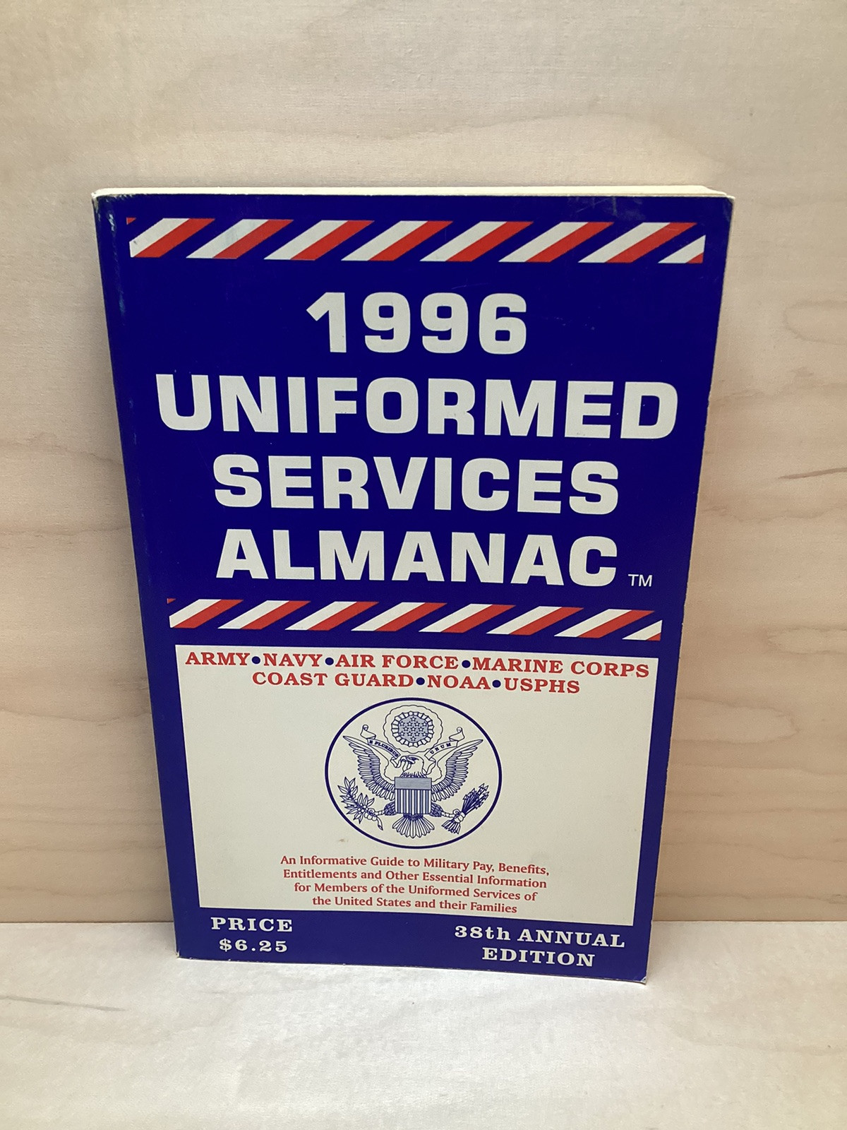1996 Uniformed Services Almanac, 38th Annual Edition,Army,Navy,Air Force,Marine.