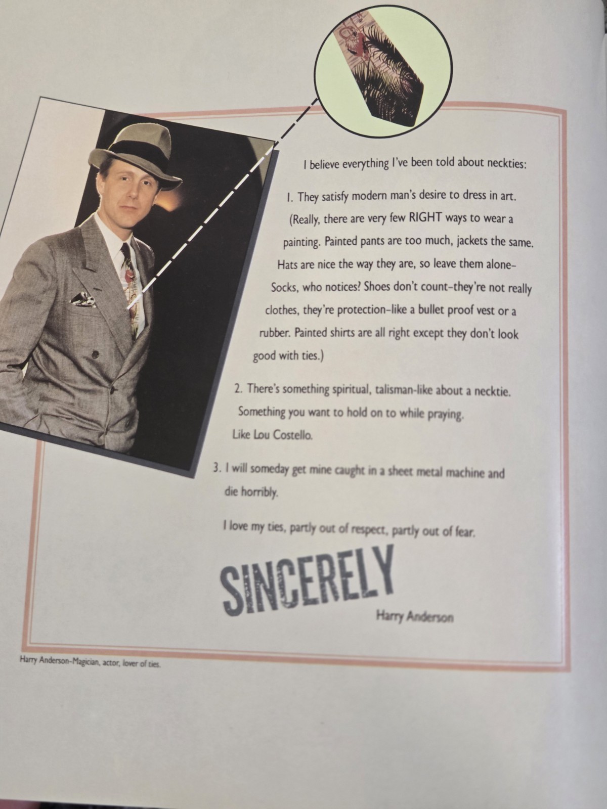 FIT TO BE TIED Vintage Ties of the 1940s and Early ’50s NICE Hardcover Book 1987
