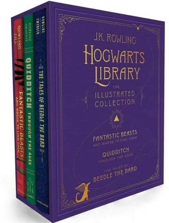 Hogwarts Library: The Illustrated Collection by J K Rowling Sealed. FREE ✈️