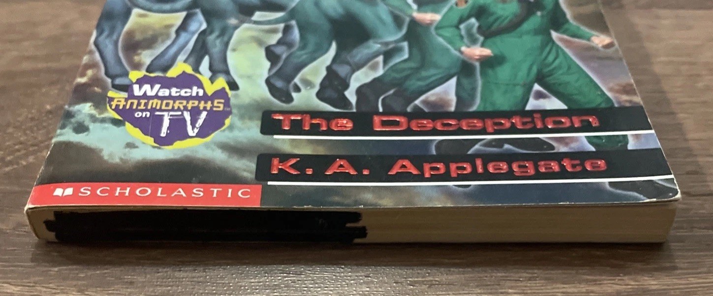 Animorphs #46: The Deception K.A. Applegate 1st Print First Edition