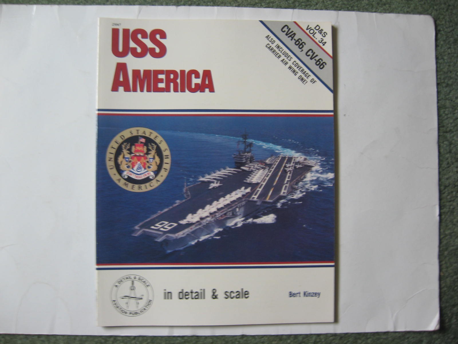 DETAIL+SCALE #34–USS AMERICA–CVA-66 + CV-66—FREE SHIPPING