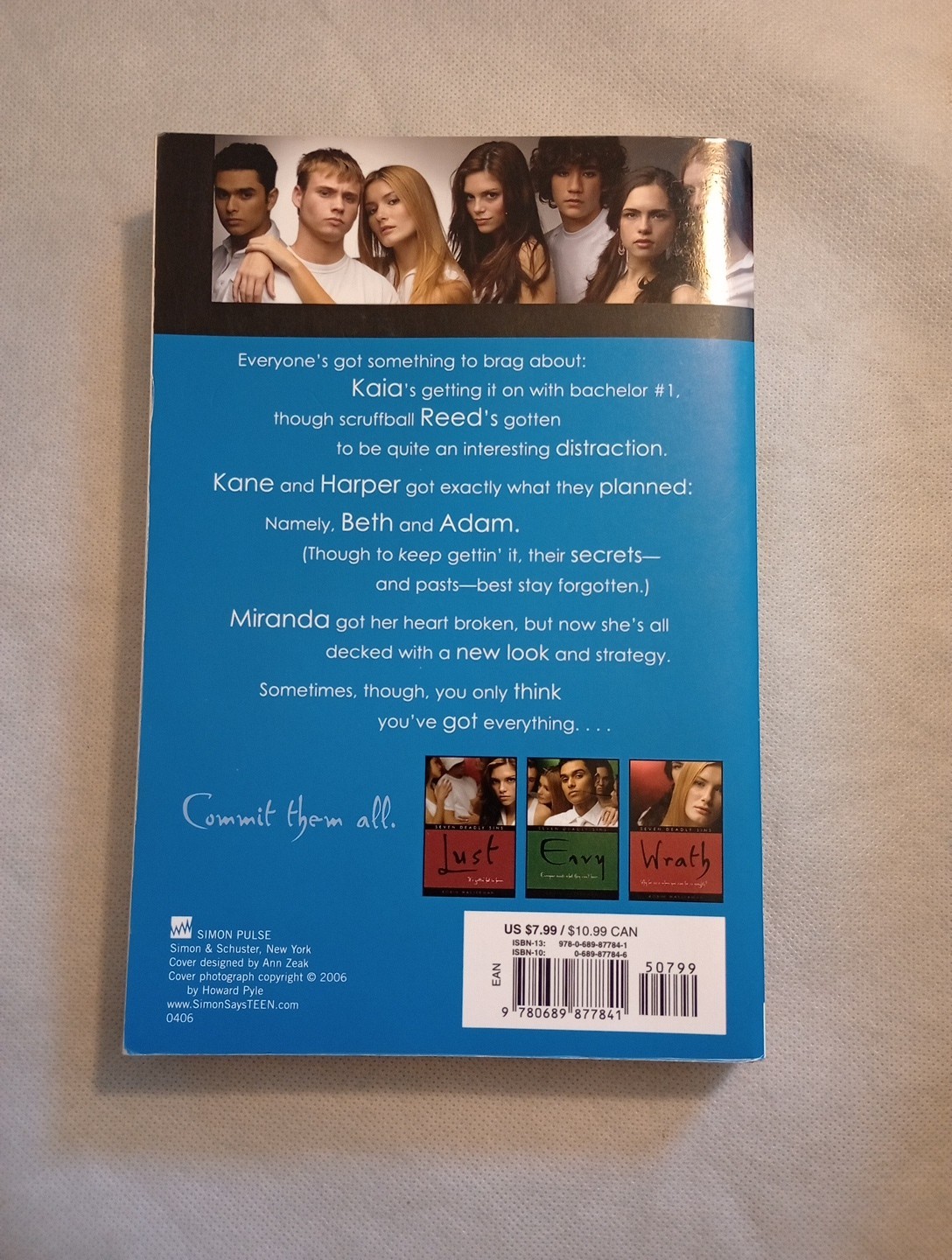 Pride by Robin Wasserman (2006 Trade Paperback) Seven deadly sins #3 SIMON PULSE
