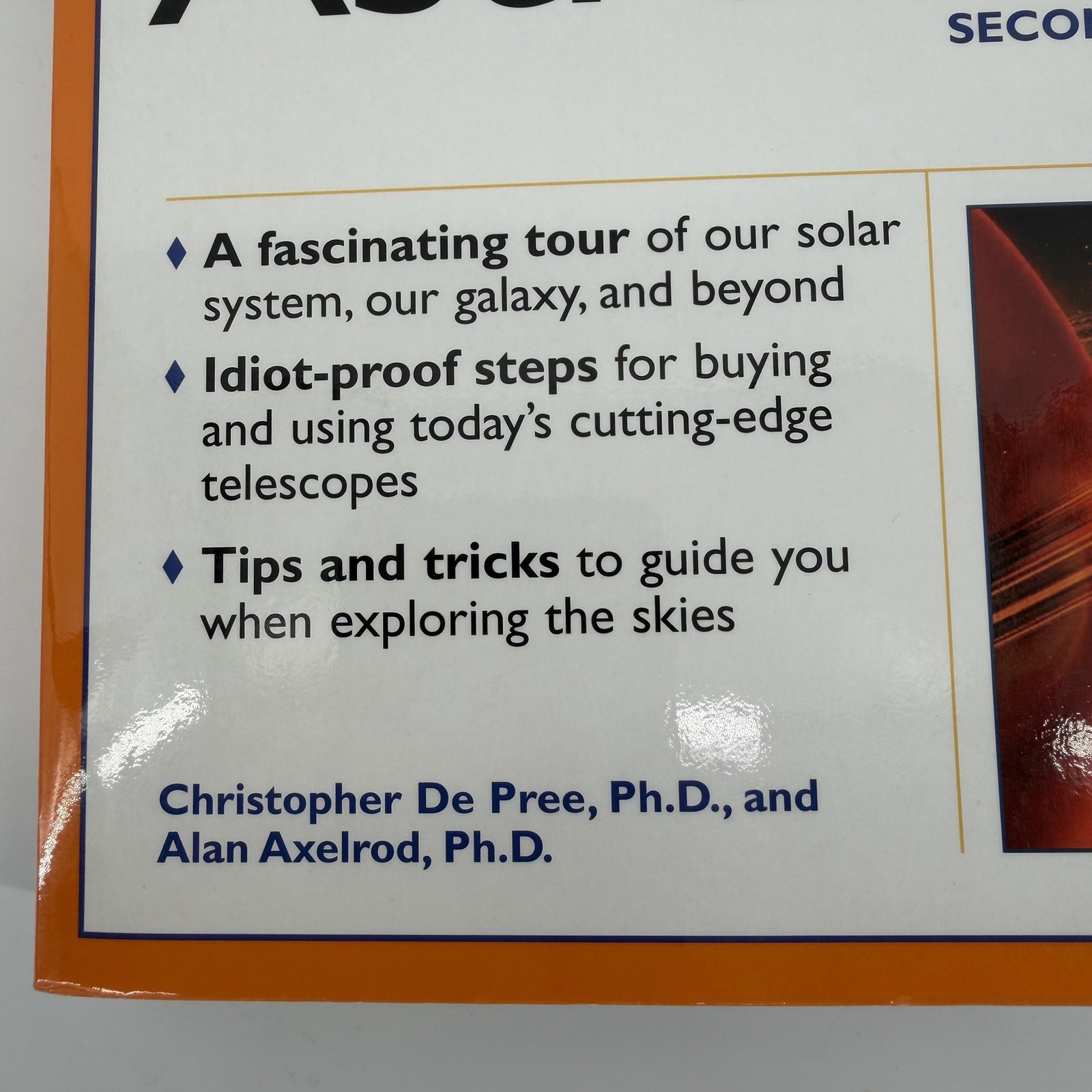 Complete Idiot’s Guide To Astronomy Second Edition Christopher De Pree Book 2001