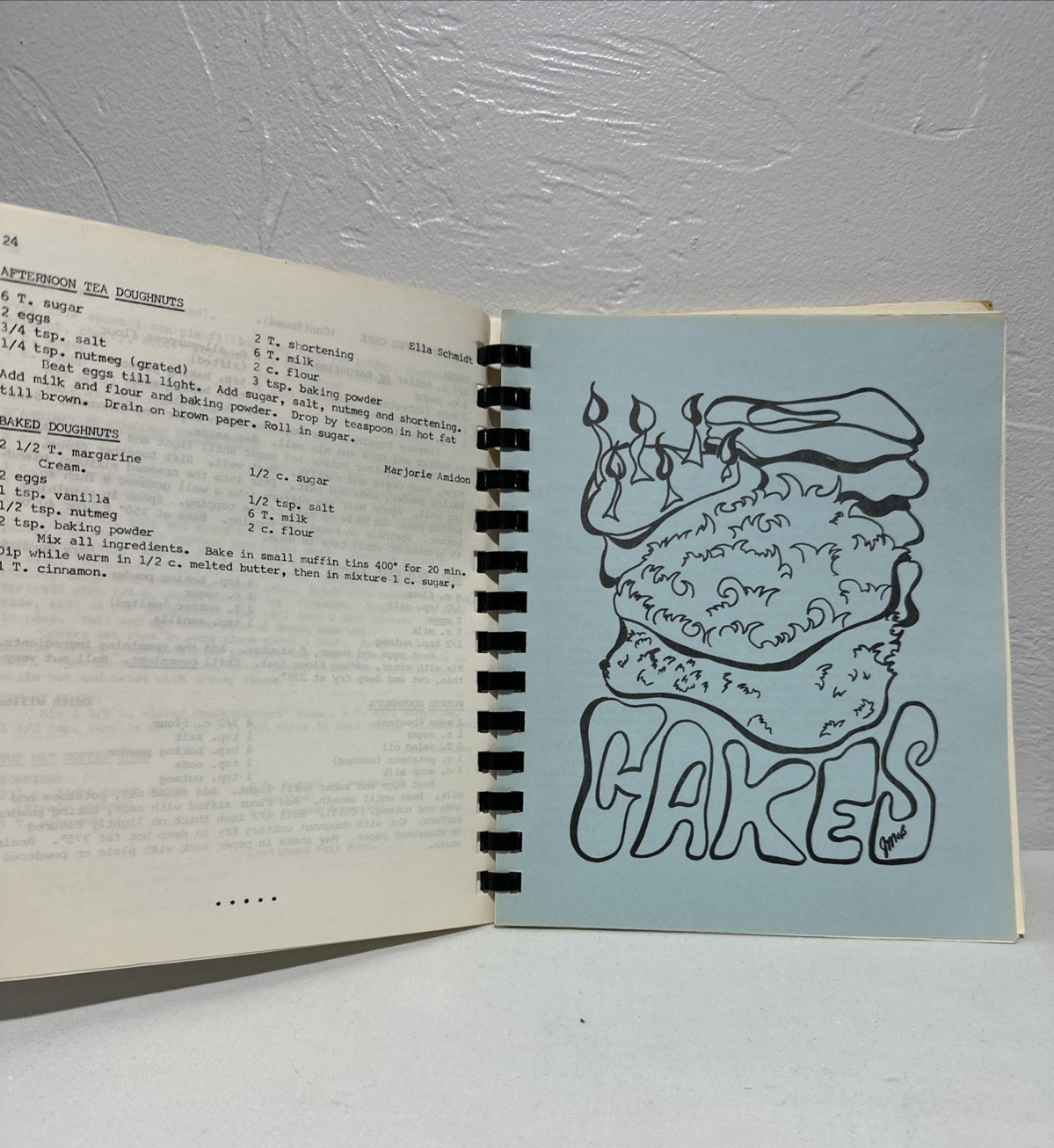 Cook Book 1971 First United Methodist Church. Reinbeck, Iowa COOKBOOK. Vintage.