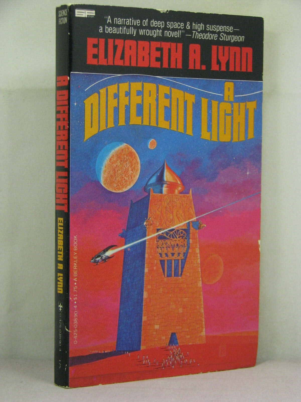 1st,signed by 2(author,artist Barlowe),A Different Light by Elizabeth Lynn(1978)