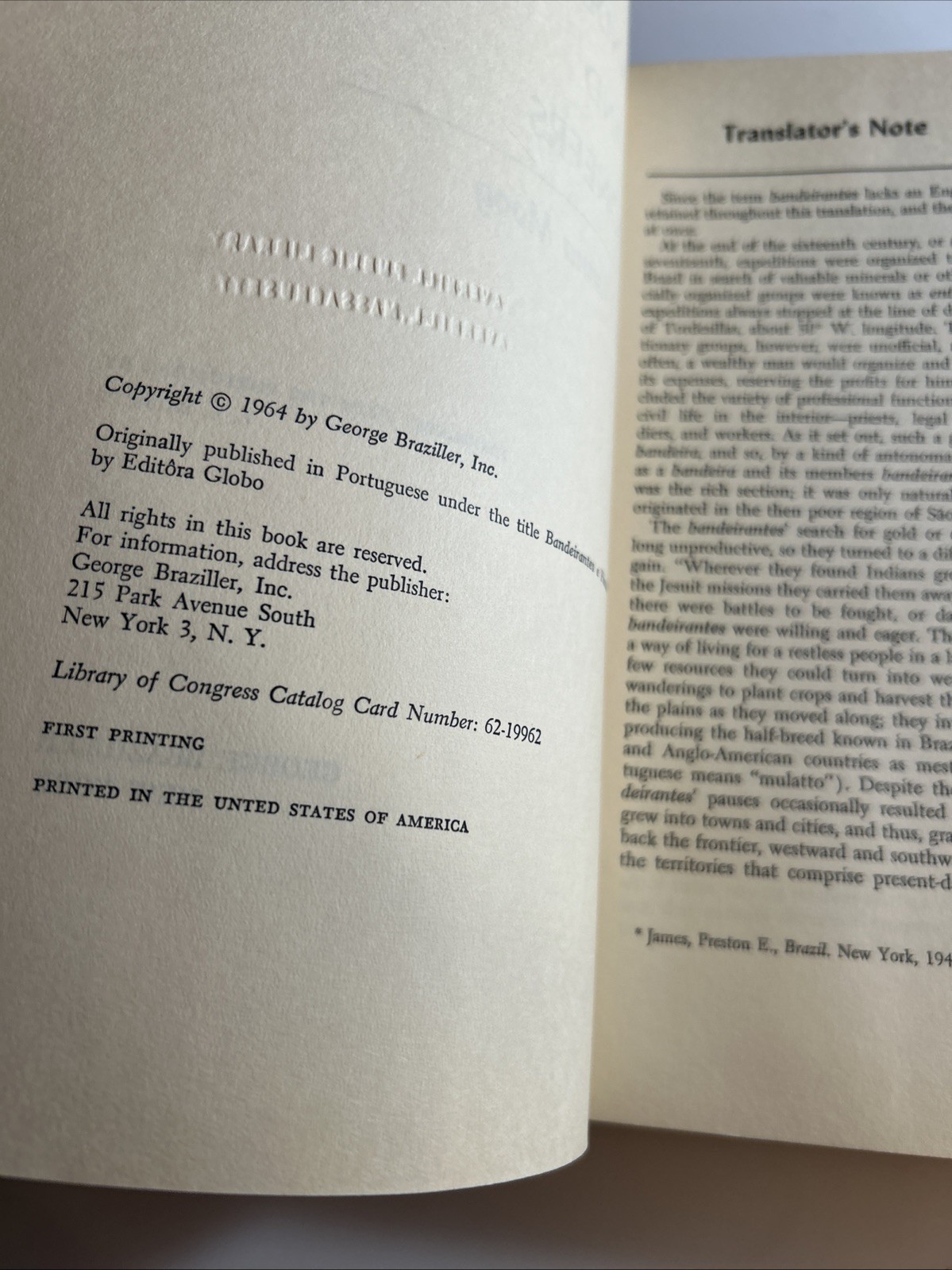 Bandeirantes and pioneers Vianna Moog Rare Book 📕 xlib 2917