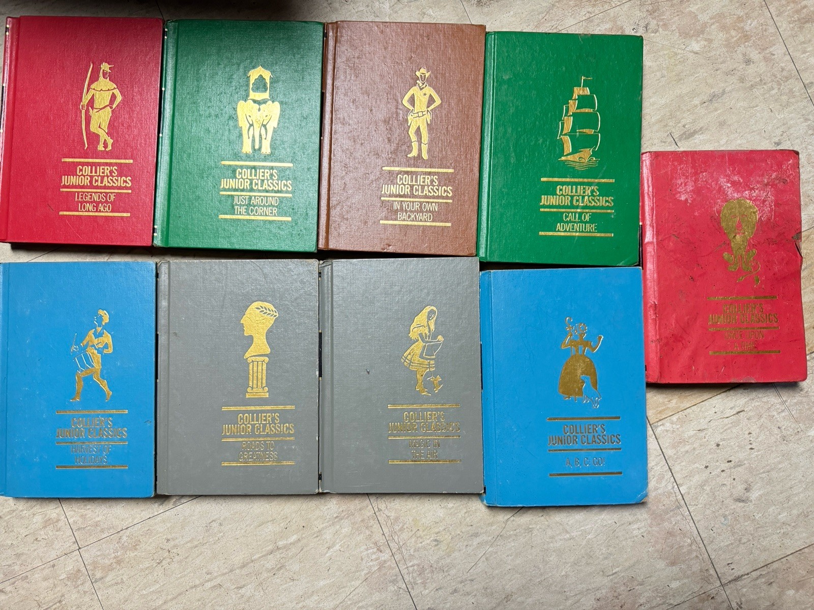 Collier’s Junior Classics Hardcover Collection Multiple Volumes Ages 9-12