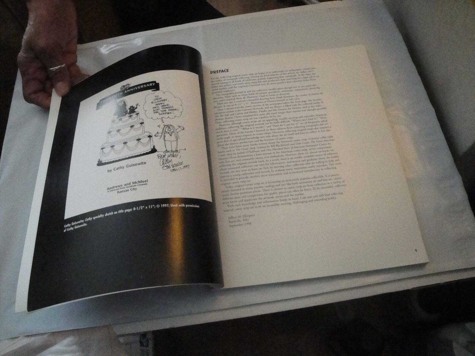 COLLECTING ORIGINAL COMIC STRIP ART! by Jeffrey M. Ellinport 135 pages 1st 1999
