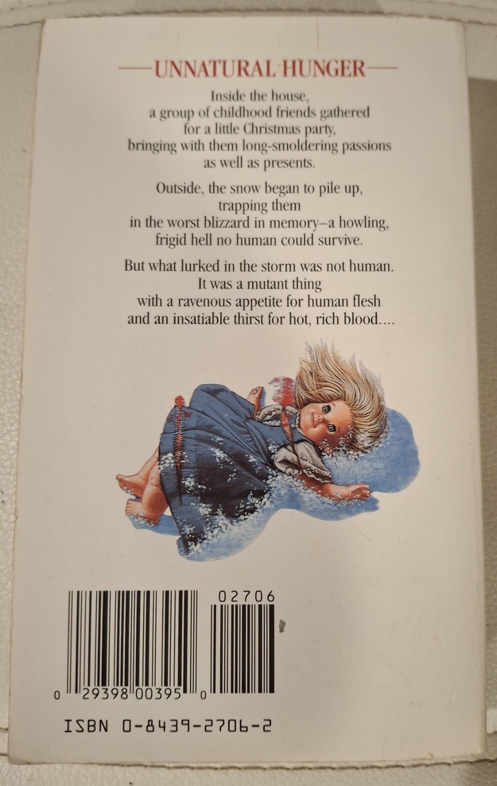 Blizzard by Michael C. Norton paperback SIGNED by author Leisure Horror RARE