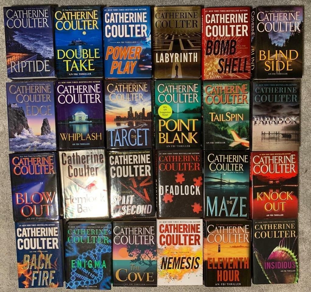 Complete Set Series Lot 26 An FBI Thriller HARDCOVER or Catherine Coulter soft