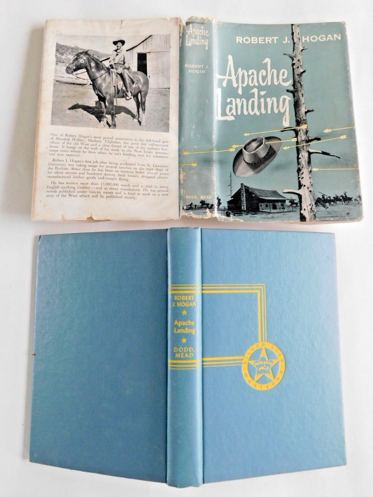 1951 Apache Landing By Robert J. HoganHB~DJ-Silver Star Western-Dodd Mead