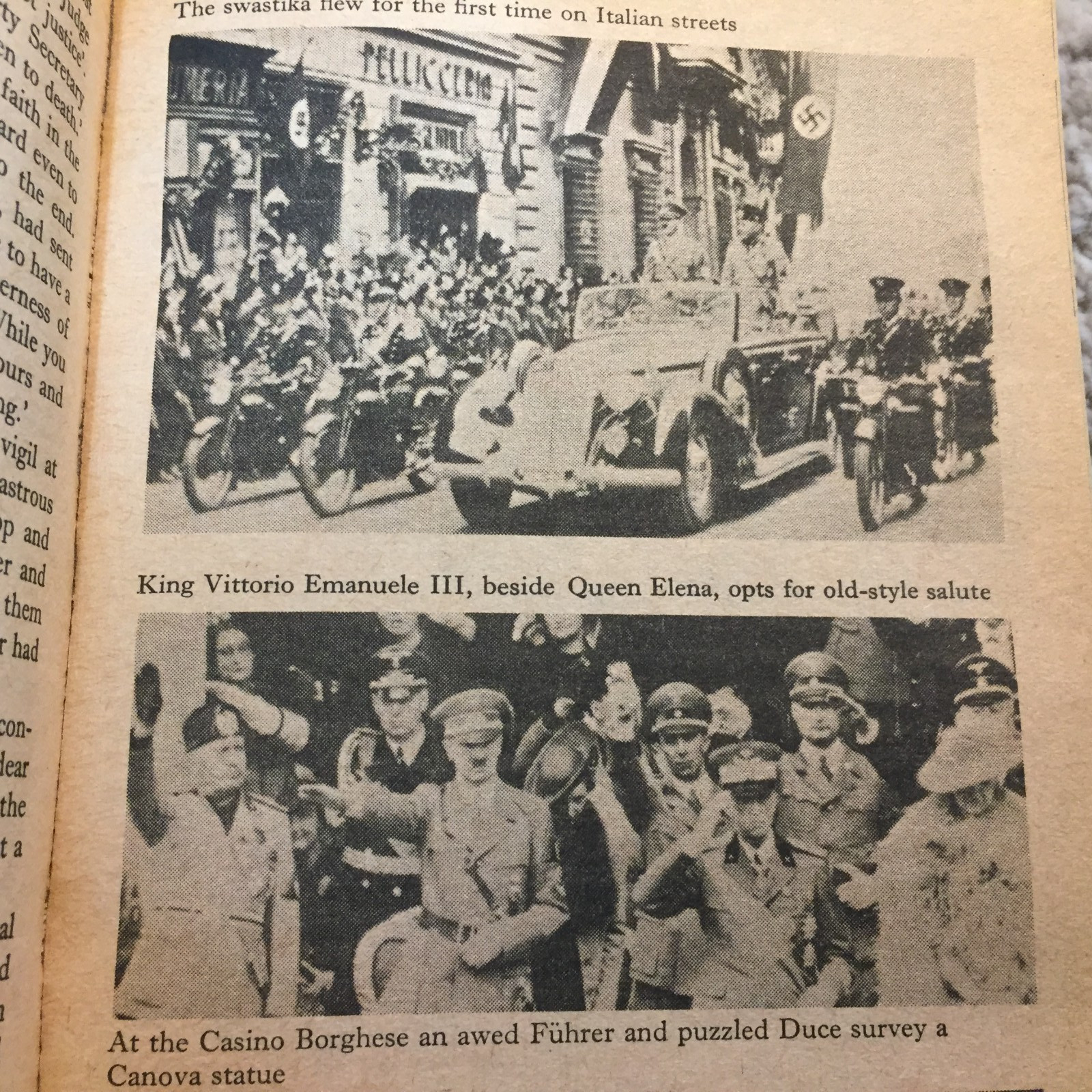 Duce! Military Biography Paperback Book by Richard Collier Popular Library 1971