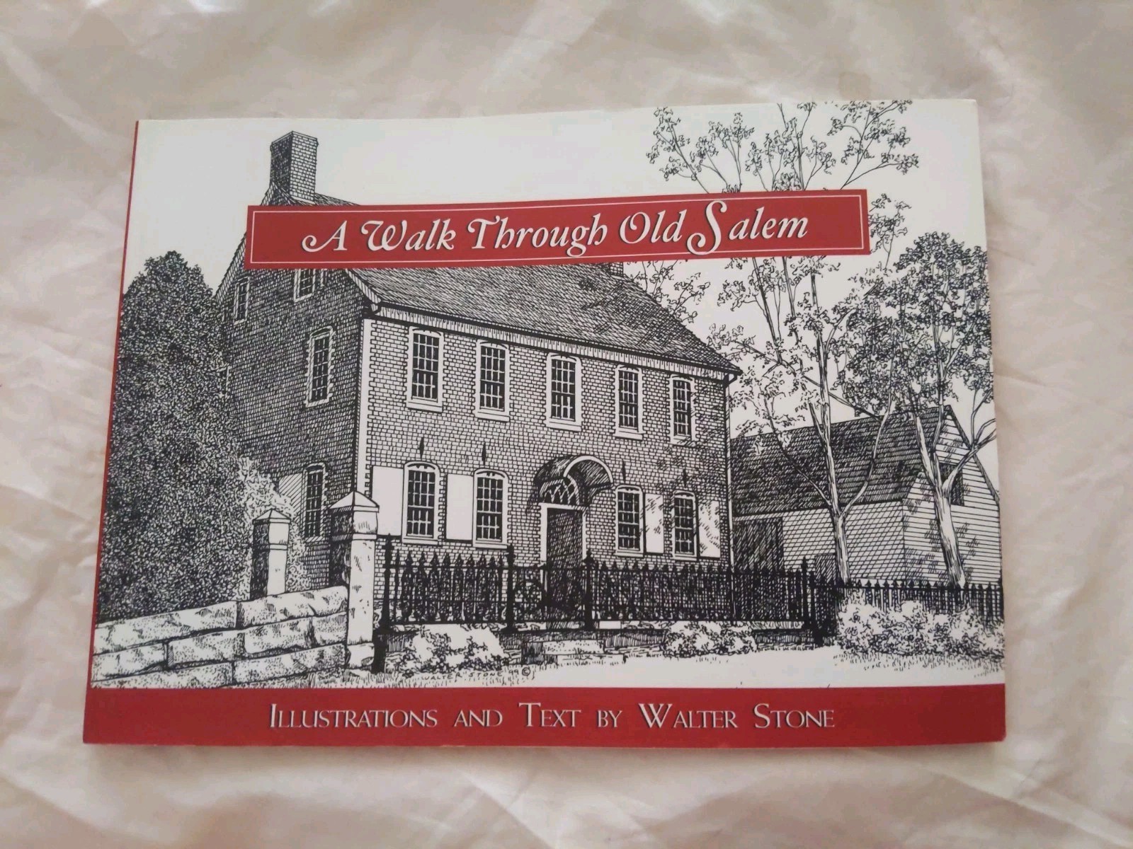 A Walk Through Old Salem Paperback By Walter Stone Winston NC North Carolina