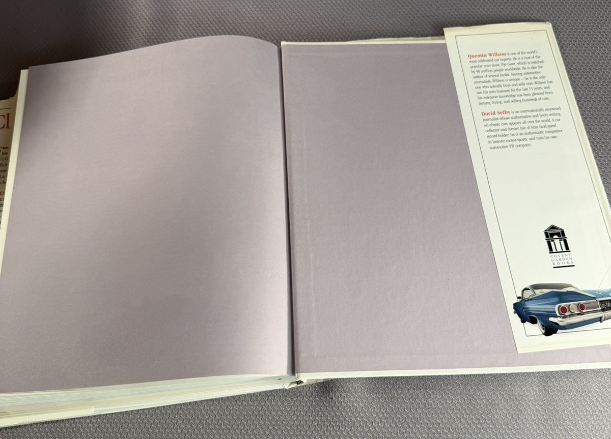 Classic Cars of the World Quentin Willson (1995, Hardcover) 1ST American Edition