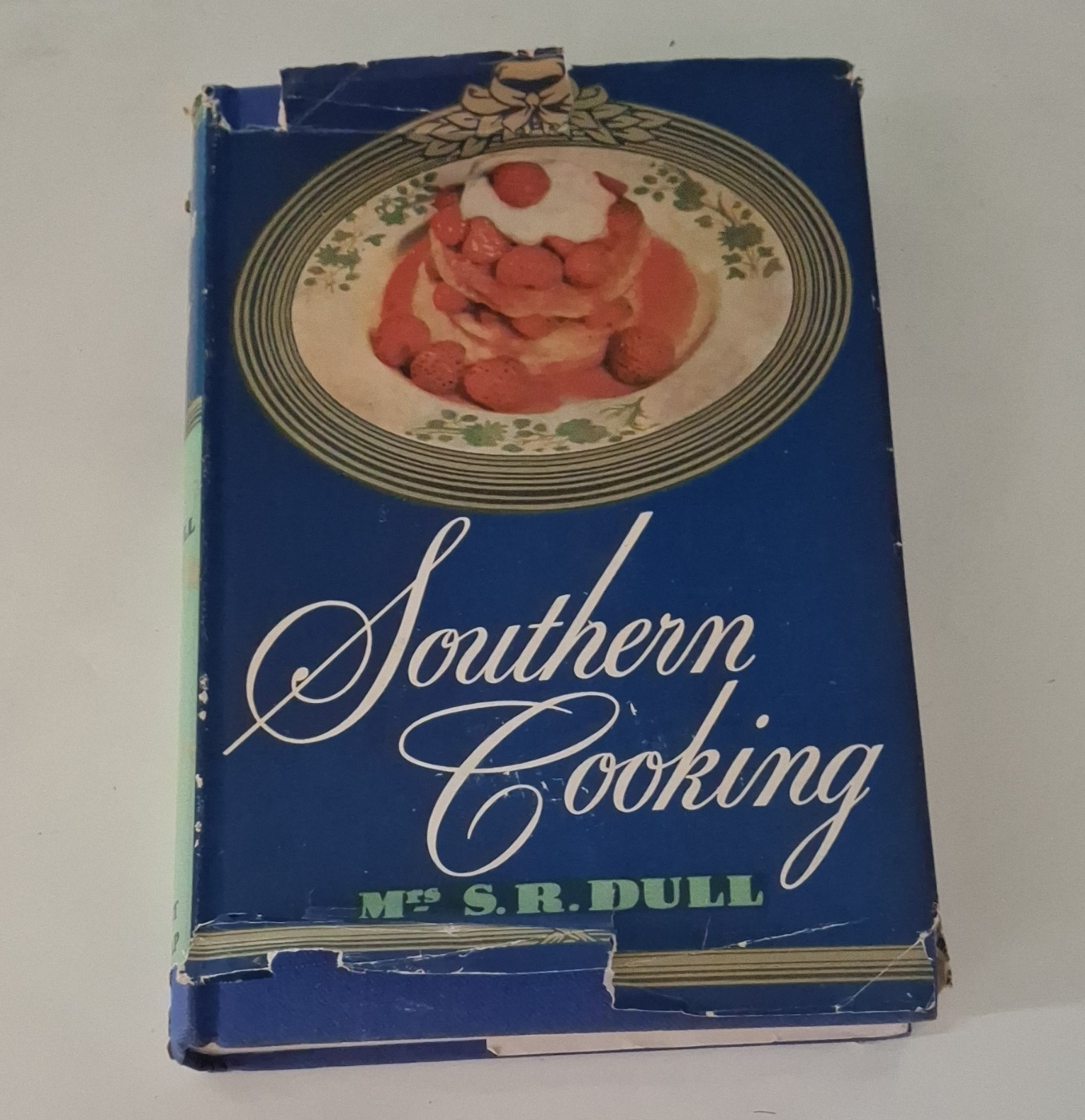 Mrs. S. R. Dull Southern Cooking HC 1941 Grosset & Dunlap Illus DJ Vintage