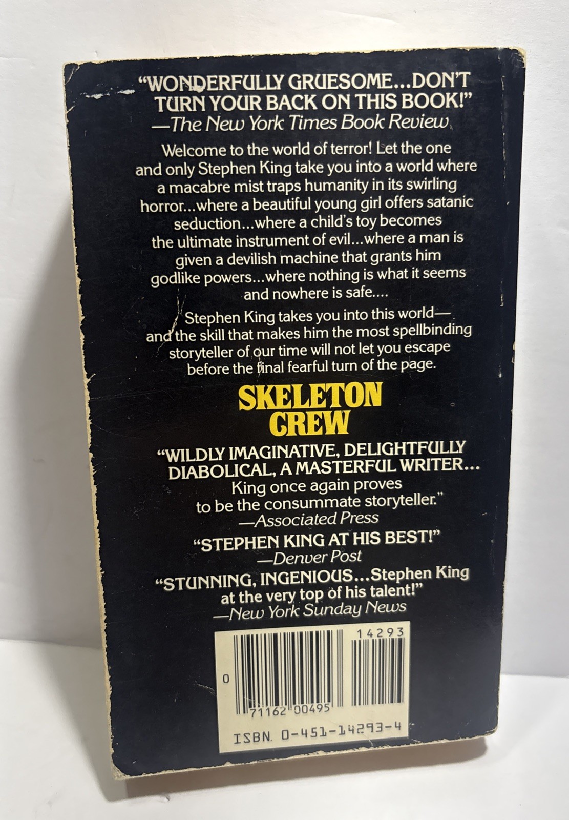Stephen King Skeleton Crew Signet Vintage Paperback Book Short Story Collection