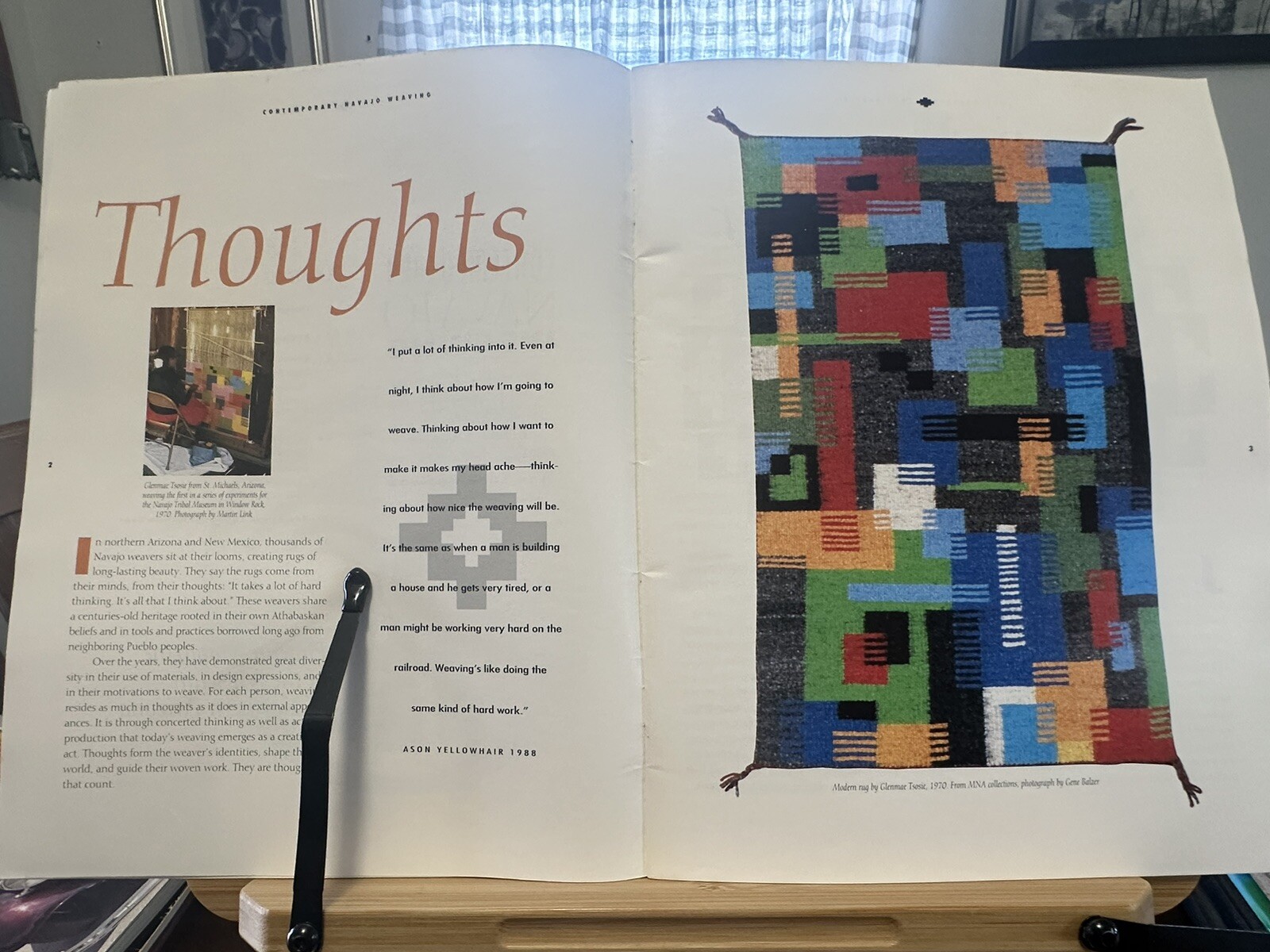 Contemporary Navajo Weaving: Thoughts That Count by Ann L. Hedlund, PB