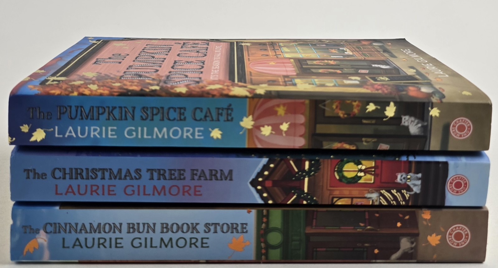 Laurie Gilmore Lot Of 3- The Pumpkin Spice Café, The Cinnamon Bun Book Store…