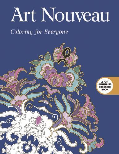 Art Nouveau: Coloring for Everyon- paperback, Skyhorse Publishing, 9781510704329