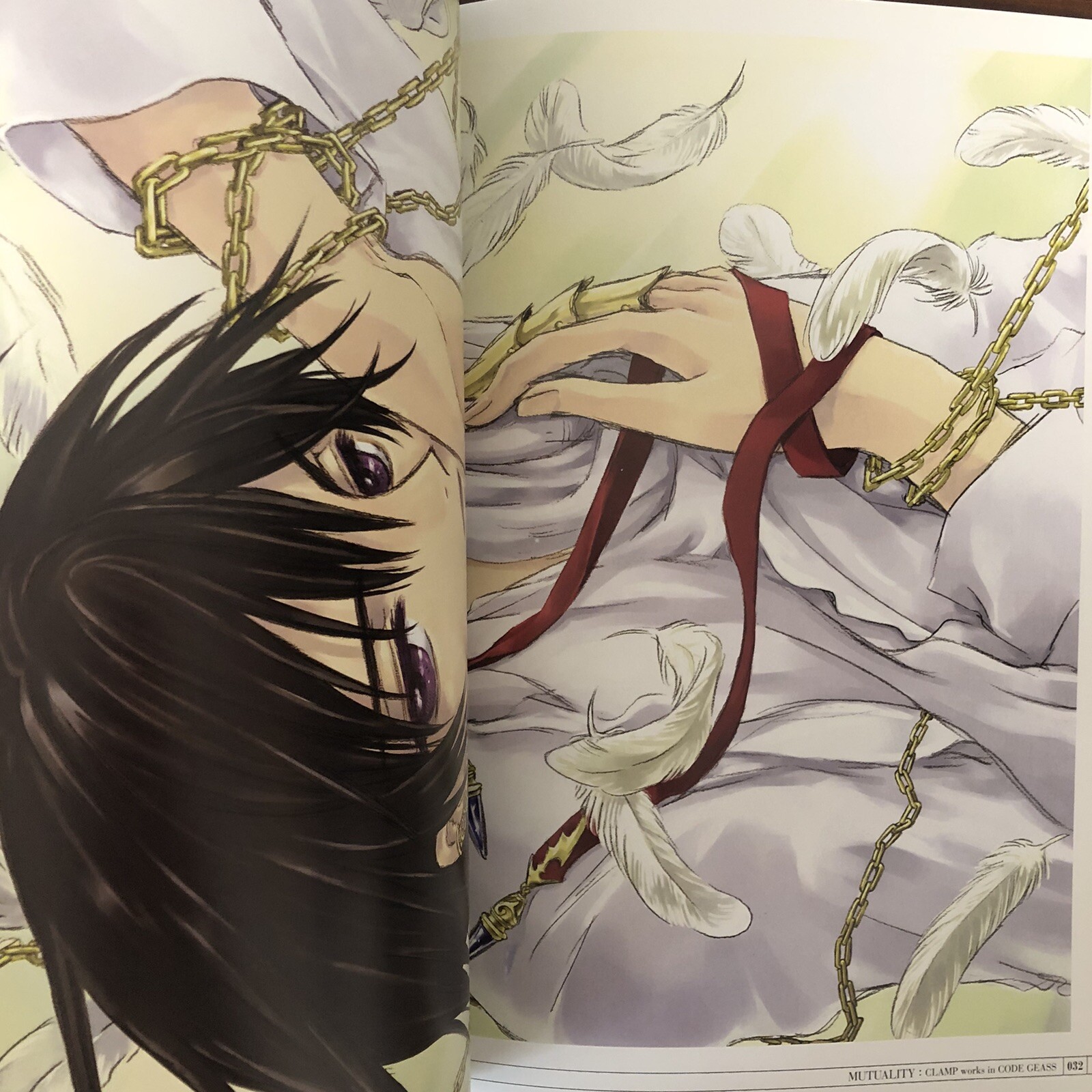 MUTUALITY CLAMP Works in CODE GEASS Art Book Illustration Anime