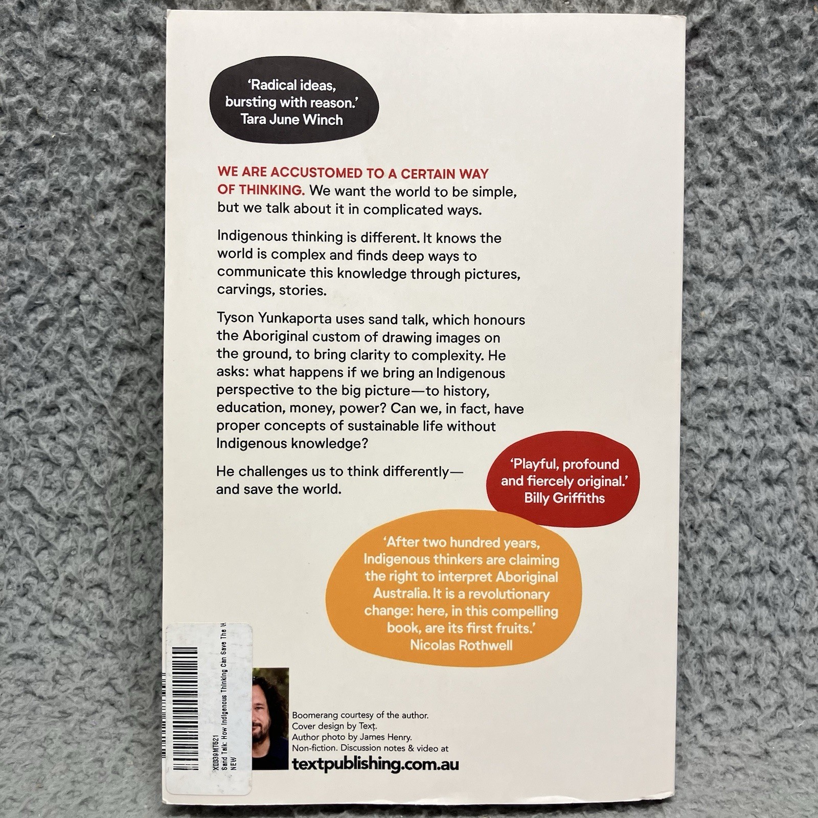 Sand Talk How Indigenous Thinking Can Save The World- Paperback – Good