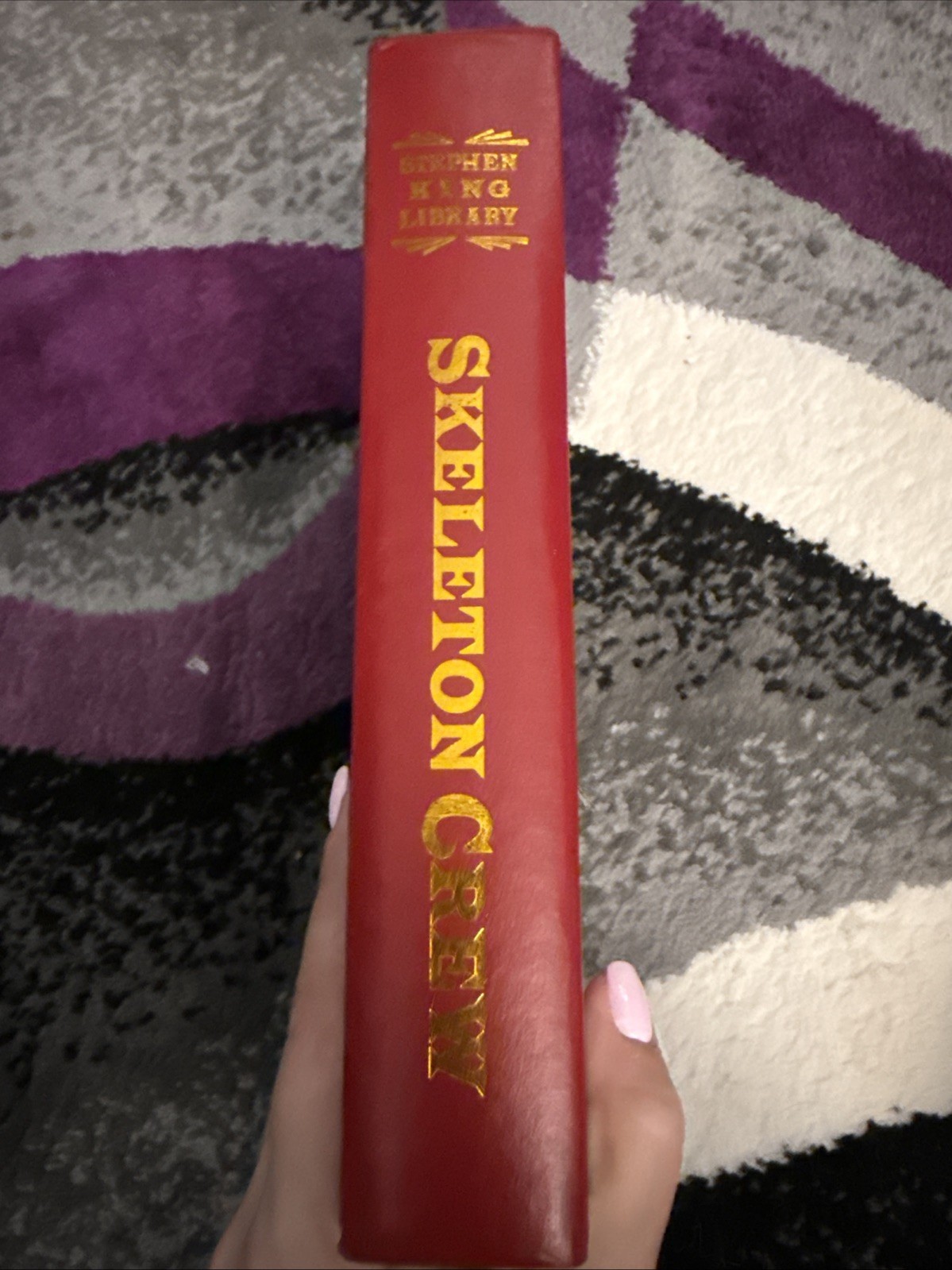 Stephen King Skeleton Crew Red Leather Hardcover Collector’s Edition Book