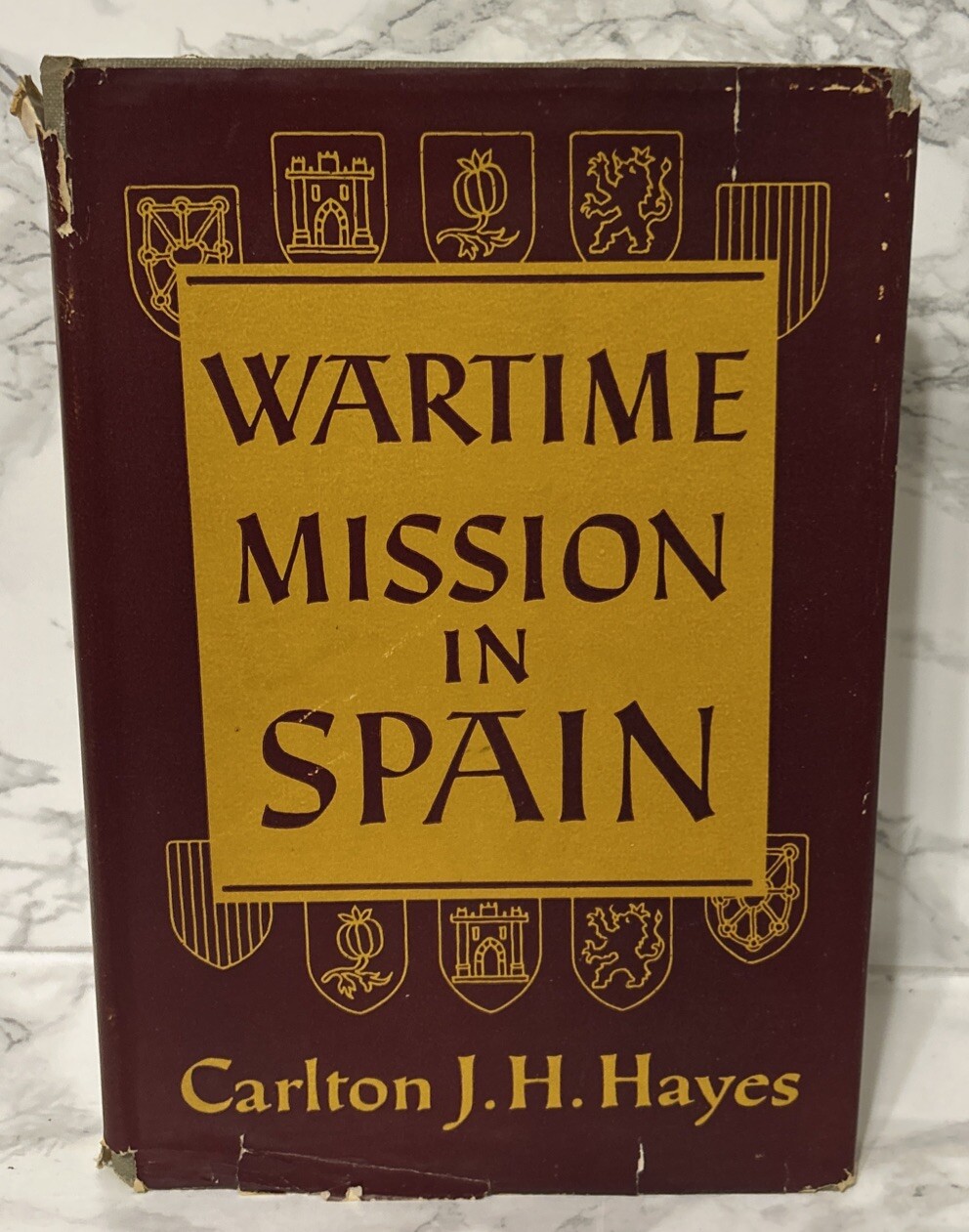 WARTIME MISSION IN SPAIN 1942-1945 By Carlton J H Hayes – Hardcover 3rd Print
