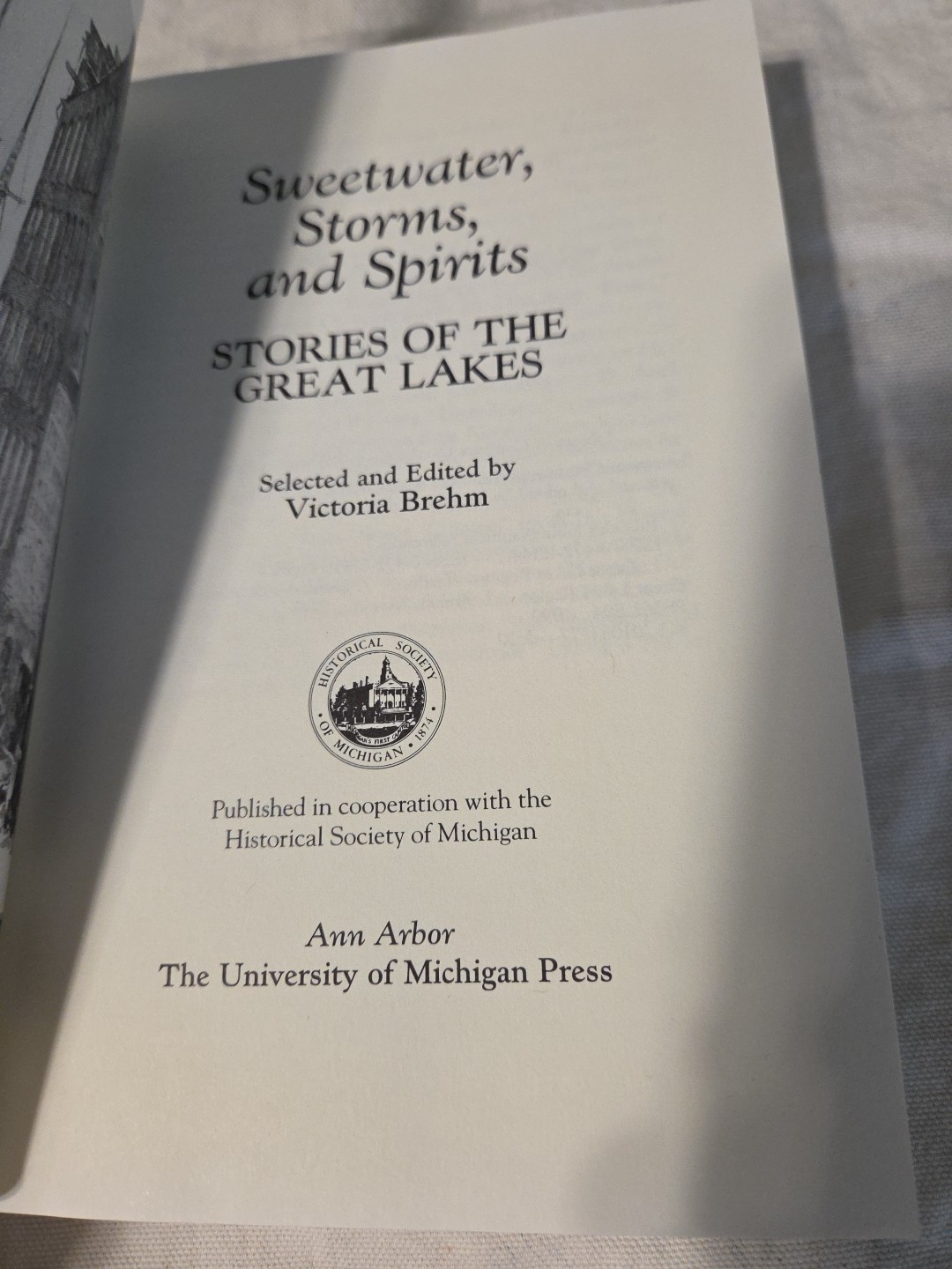 Sweetwater, Storms, And Spirits Sories Of The Great Lakes 1991
