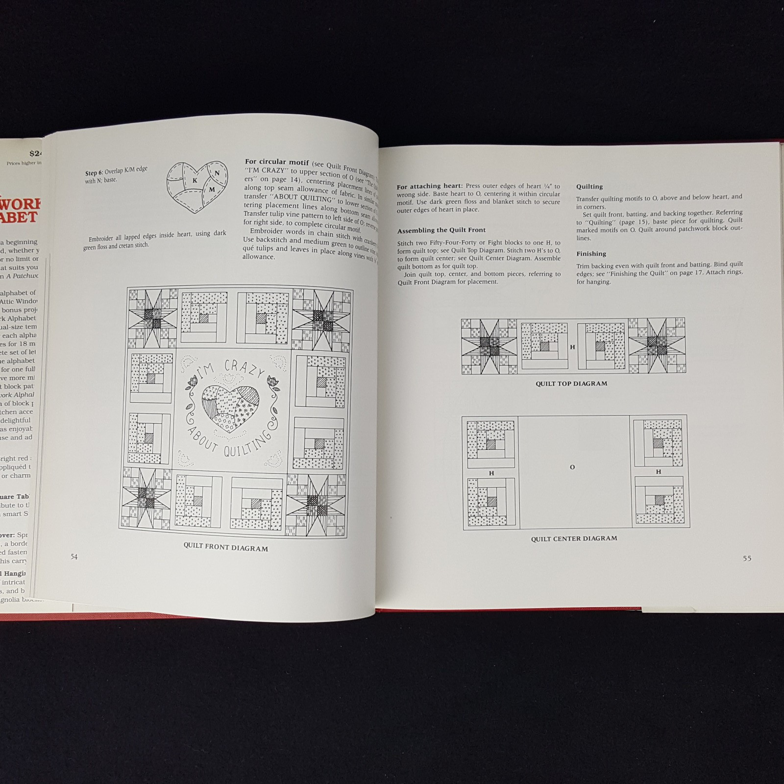 Patchwork Alphabet by Eileen Westfall 1993 Hardcover 216 pages w Dust Jacket
