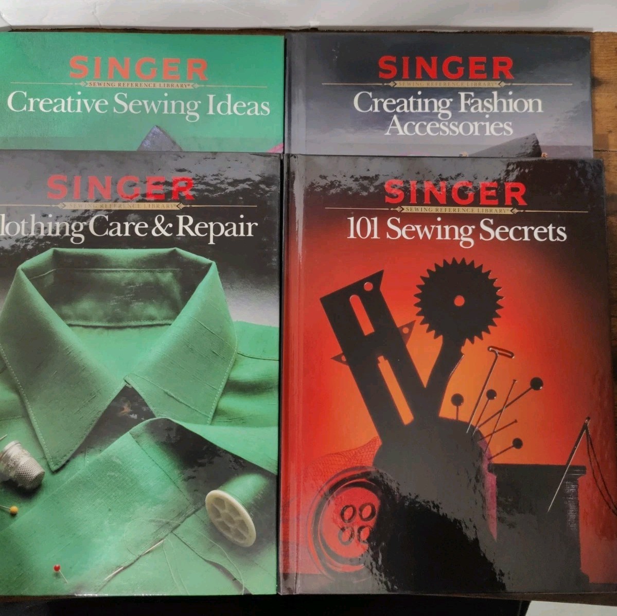 Huge Lot 25 Singer Sewing Reference Library Hardcover