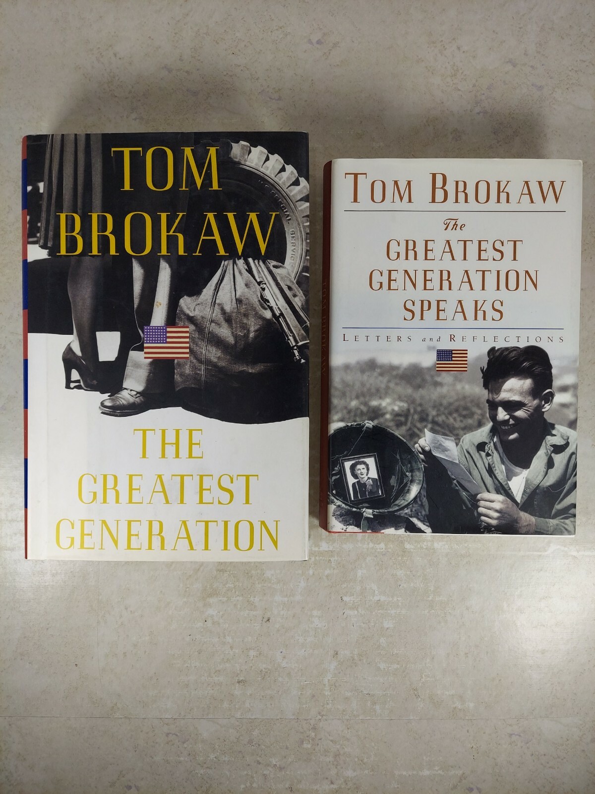 Tom Brokaw The Greatest Generation & The Greatest Generation Speaks HC/DJ Lot