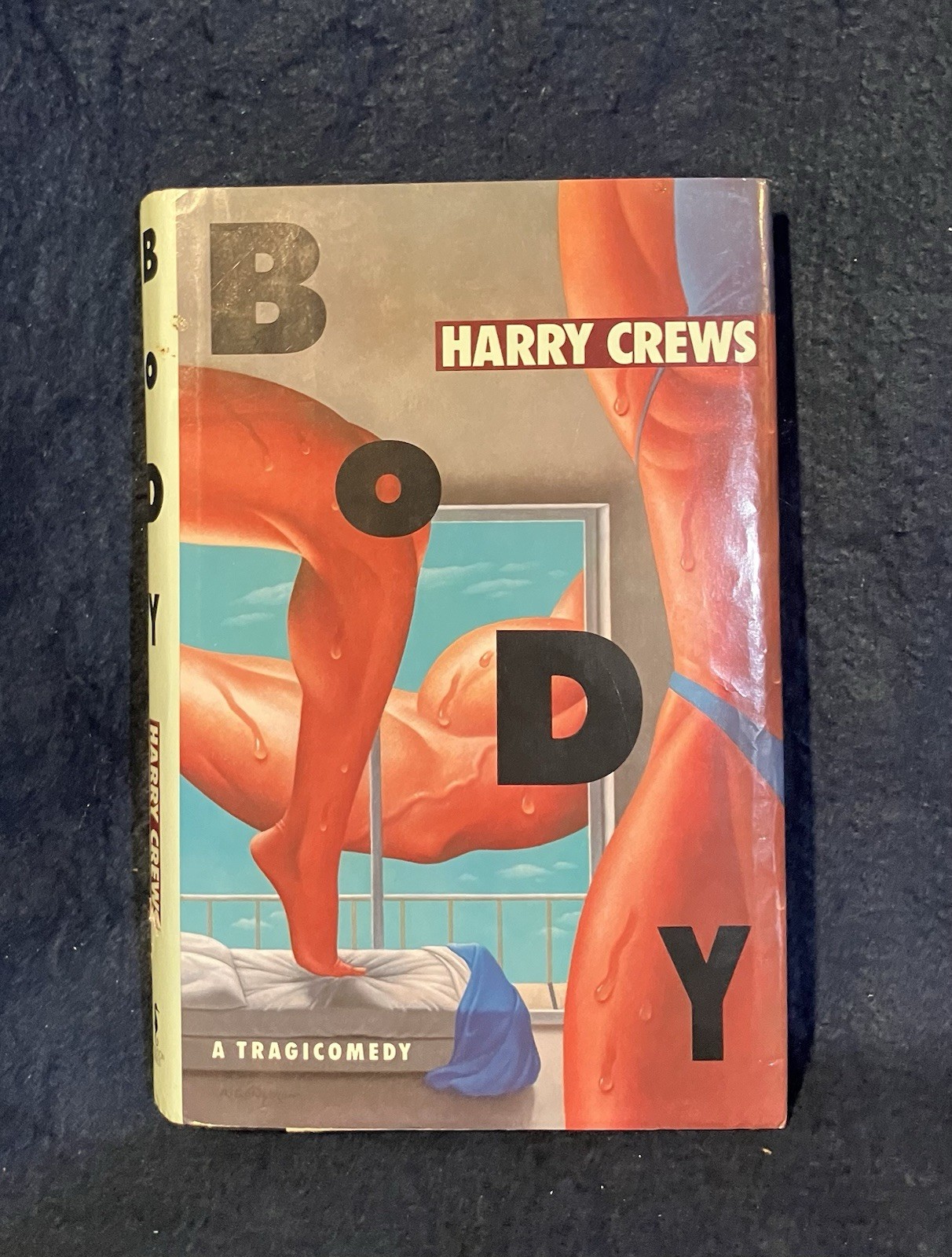 Harry Crews BODY SIGNED 1st Edition Hard Cover Original Unclipped Dust Jacket