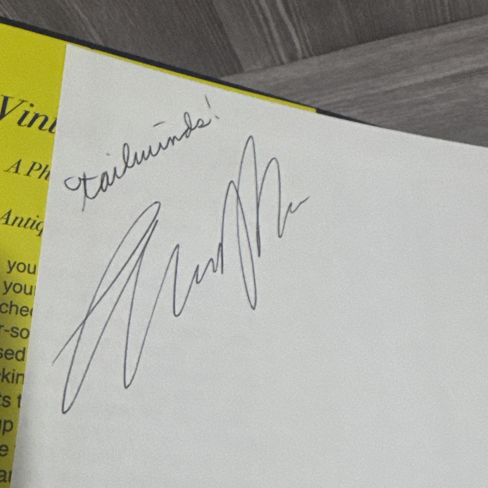 SIGNED 1st Edition Vintage Flyers III, Eric Presten, 2011 Hardcover Dust Jacket