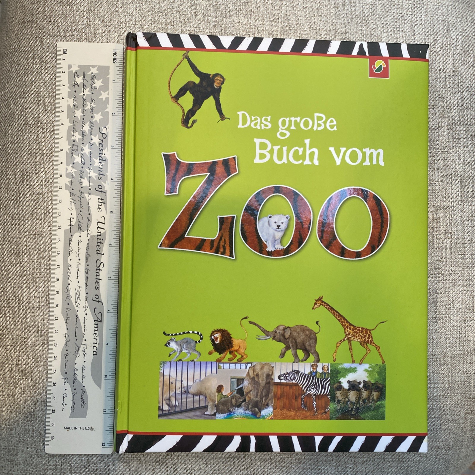 Das Grosse Buch vom Zoo German Language children’s book Adrian 252 Pages