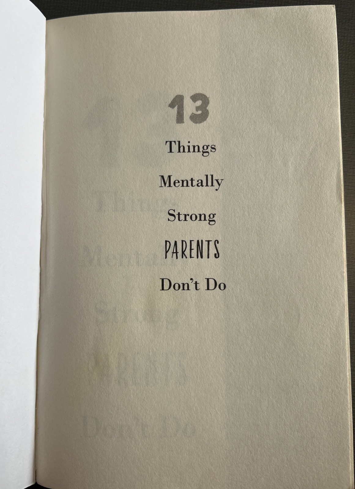 13 Things Mentally Strong Parents Don’t Do – By Amy Morin