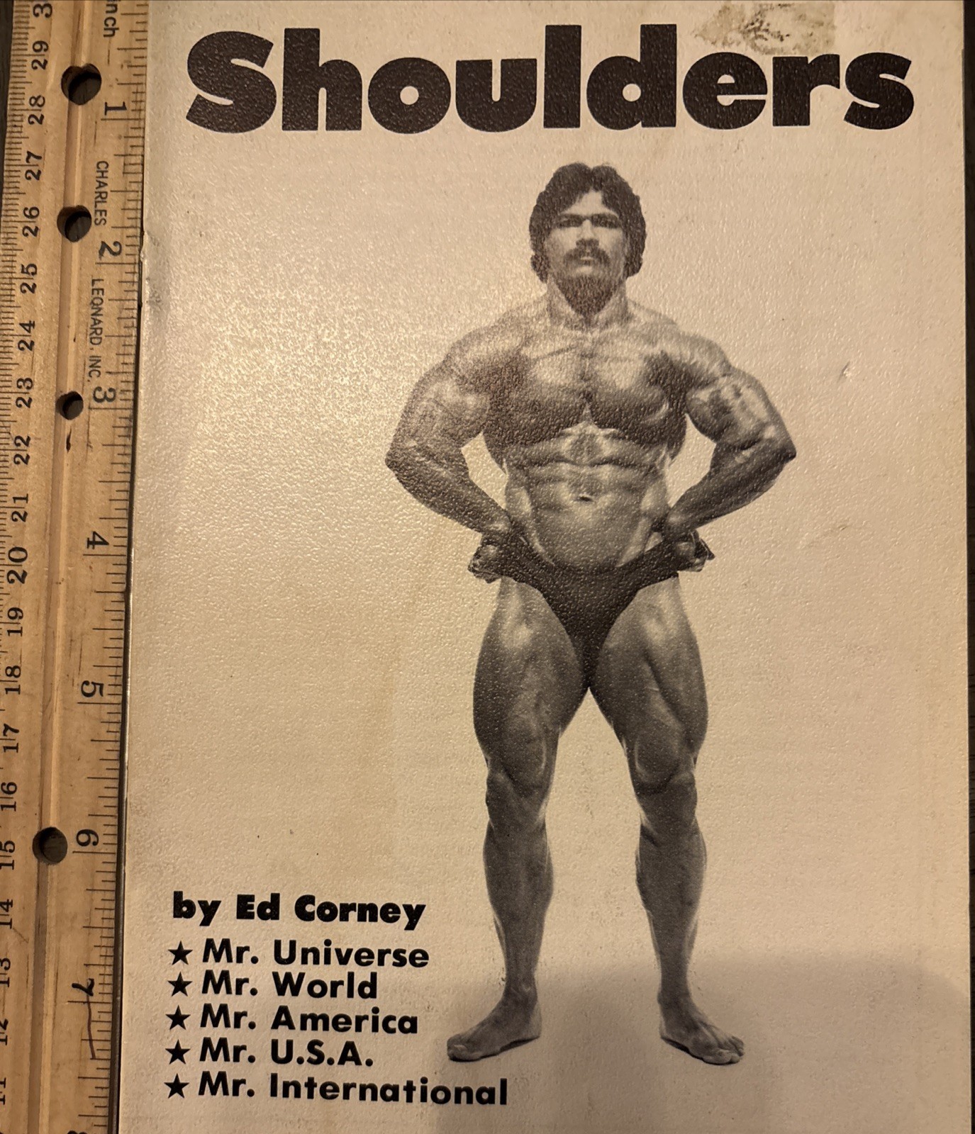 Bodybuilder Ed Corney Shoulders Very Rare Booklet 1978