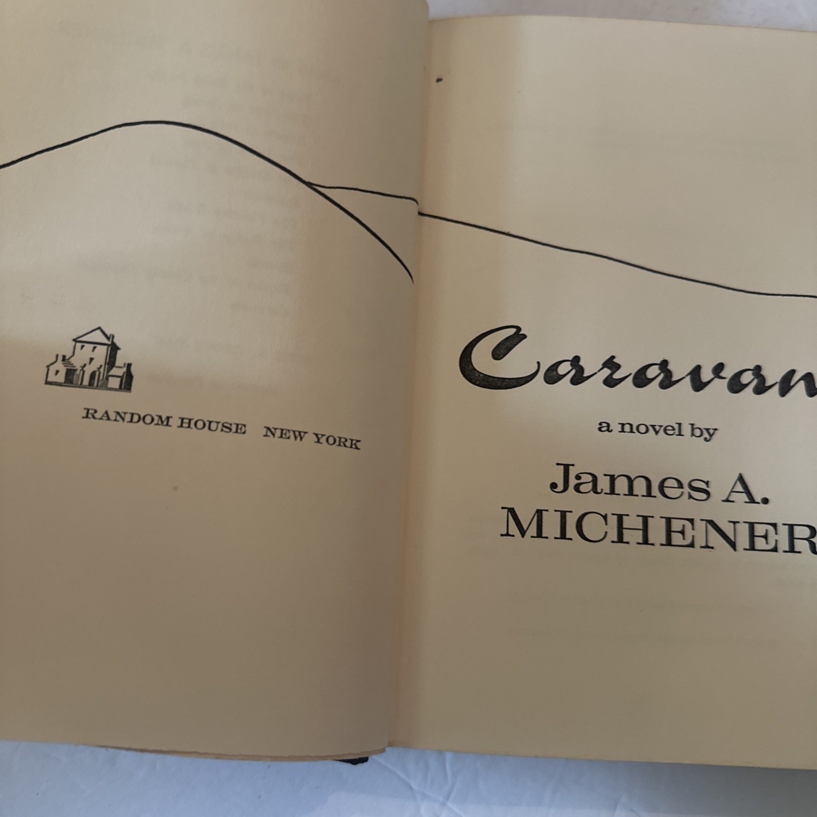 Caravans by James A Michener 1963 First Edition First Printing Hardcover