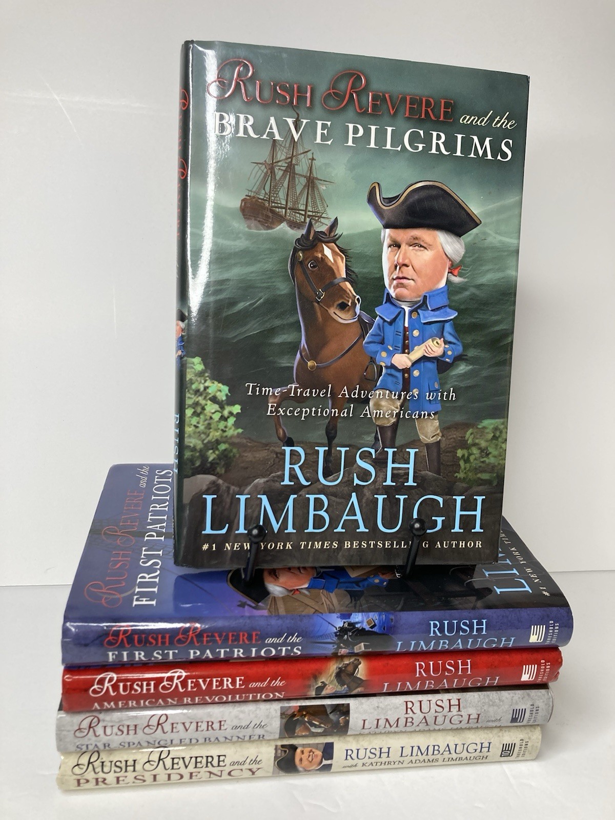 Rush Revere Complete Book Set Limbaugh Illustrated American History Hardcover DJ