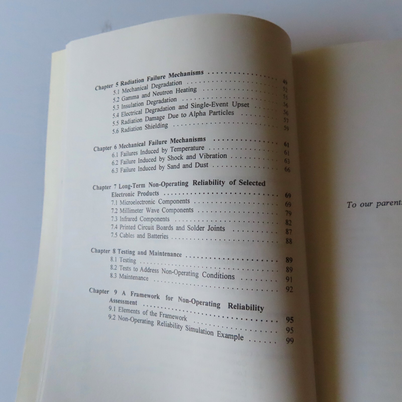 Long-Term Non-Operating Reliability Electronic Products; 1st Ed, Judy Pecht 1995