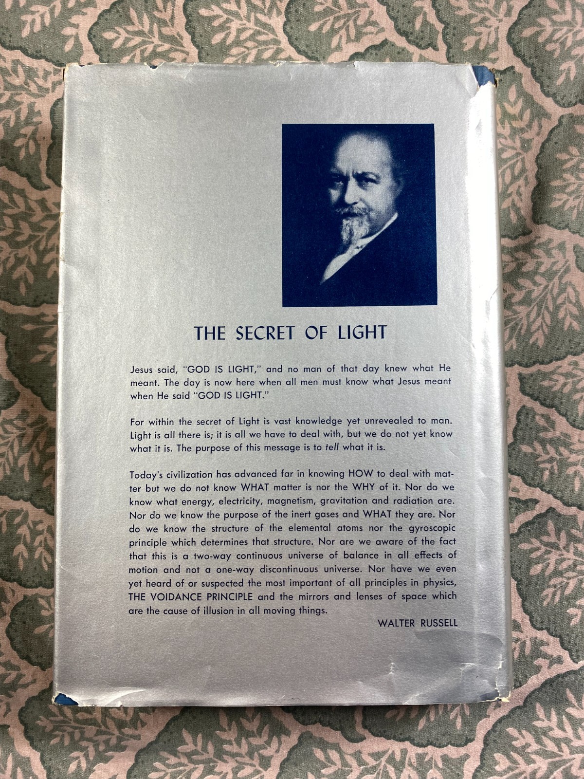 The Secret of Light by Walter Russell Limited Edition 1974