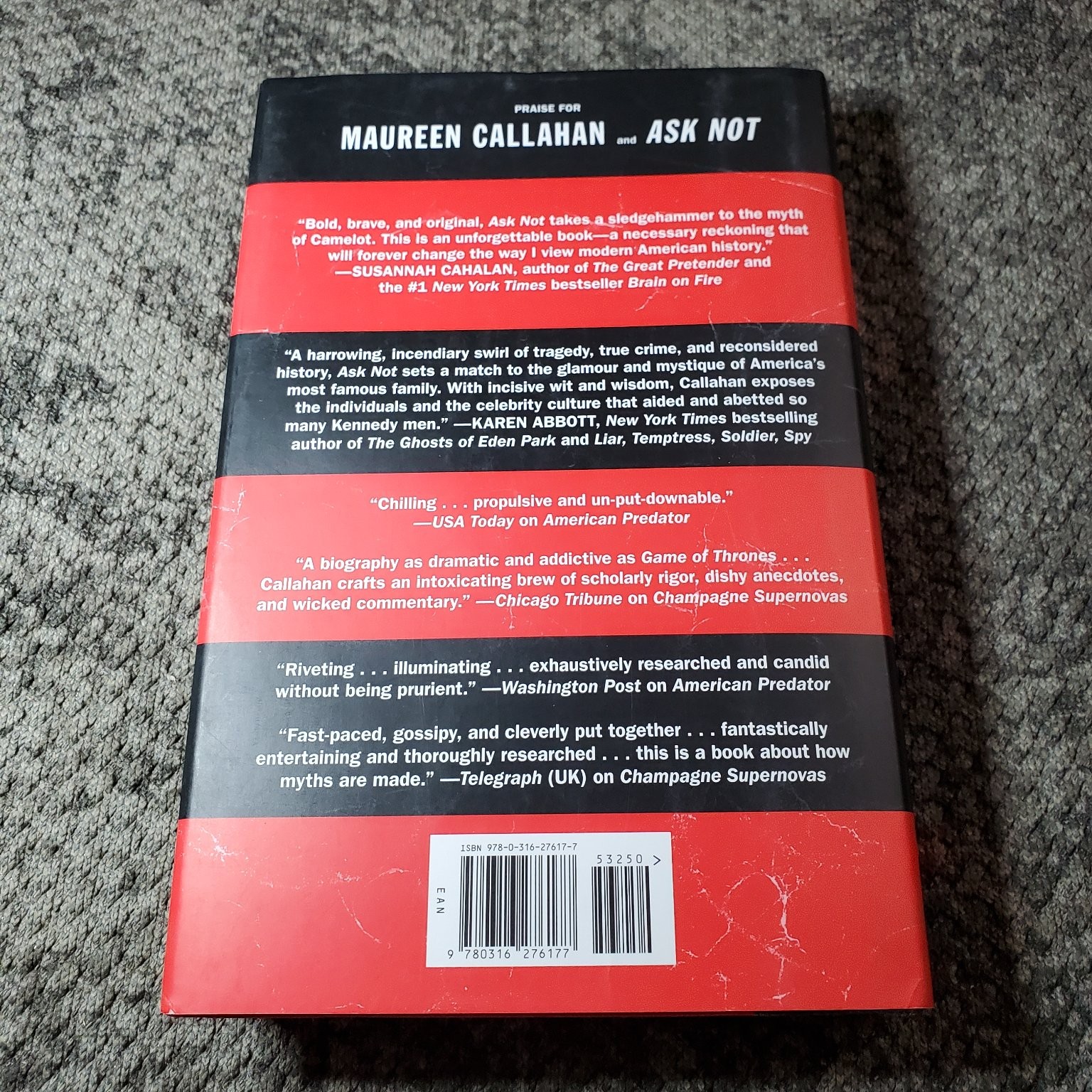 Ask Not Maureen Callahan 2024 First Edition Kennedy Women Biography