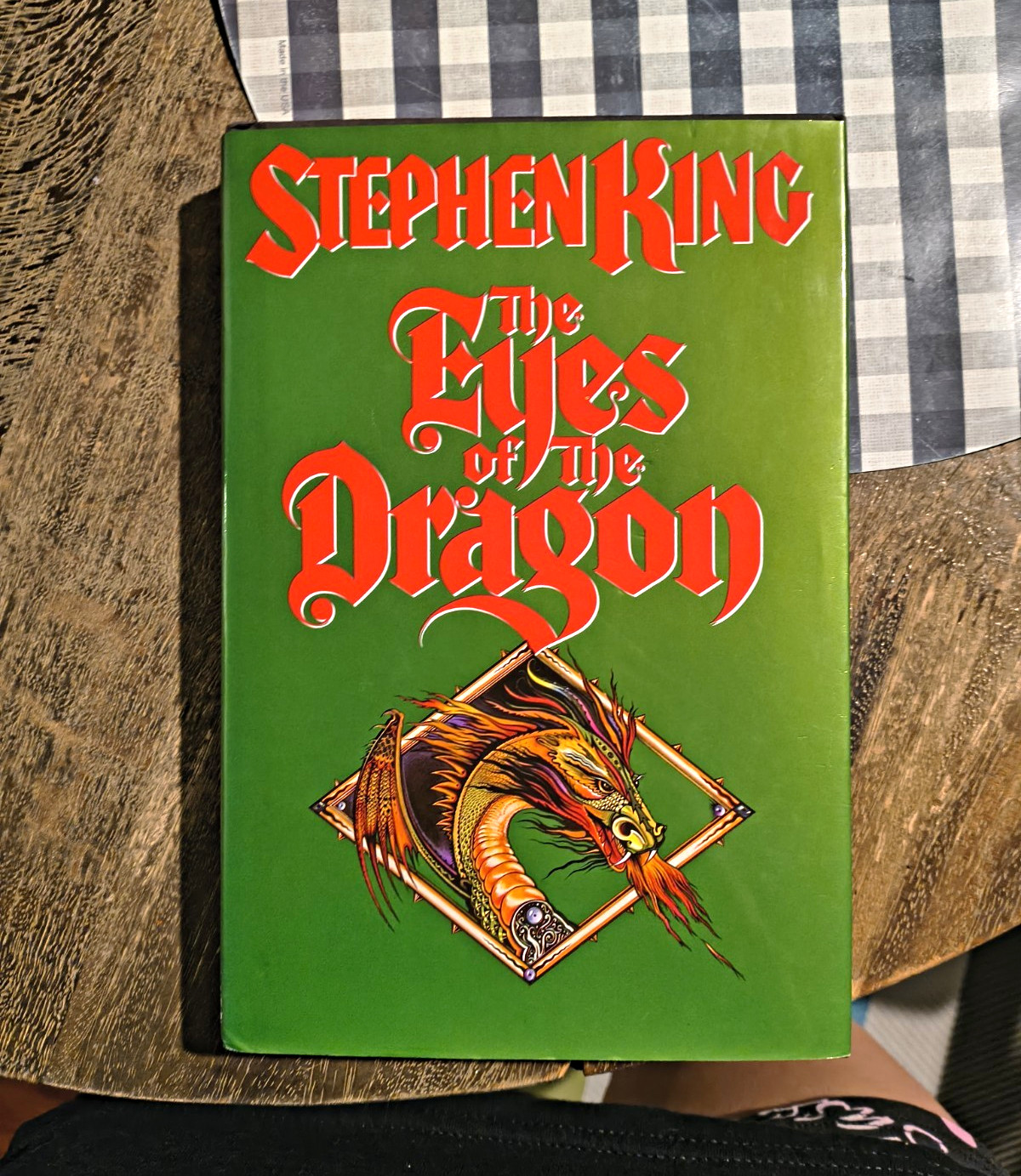 Stephen King The Eyes of the Dragon Hardcover Fantasy Novel w/ Dust Jacket