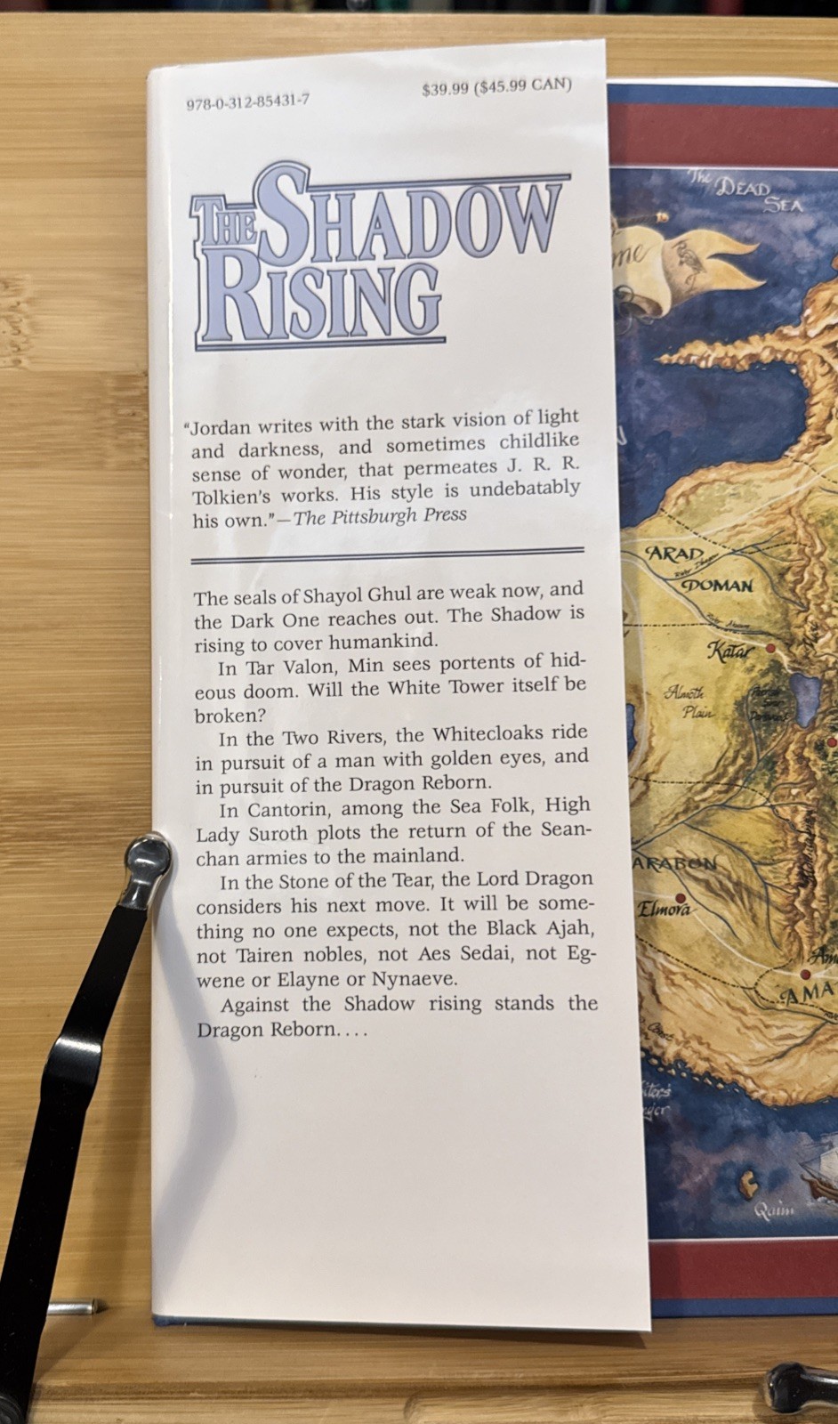 The Shadow Rising – Robert Jordan (Hardcover) Later Print, VG+, Full-Sized