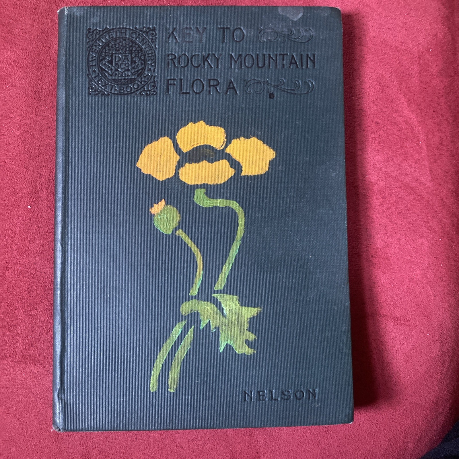 1902 1st Edition Key To Rocky Mountain Flora by Aven Nelson Antique Rare HB