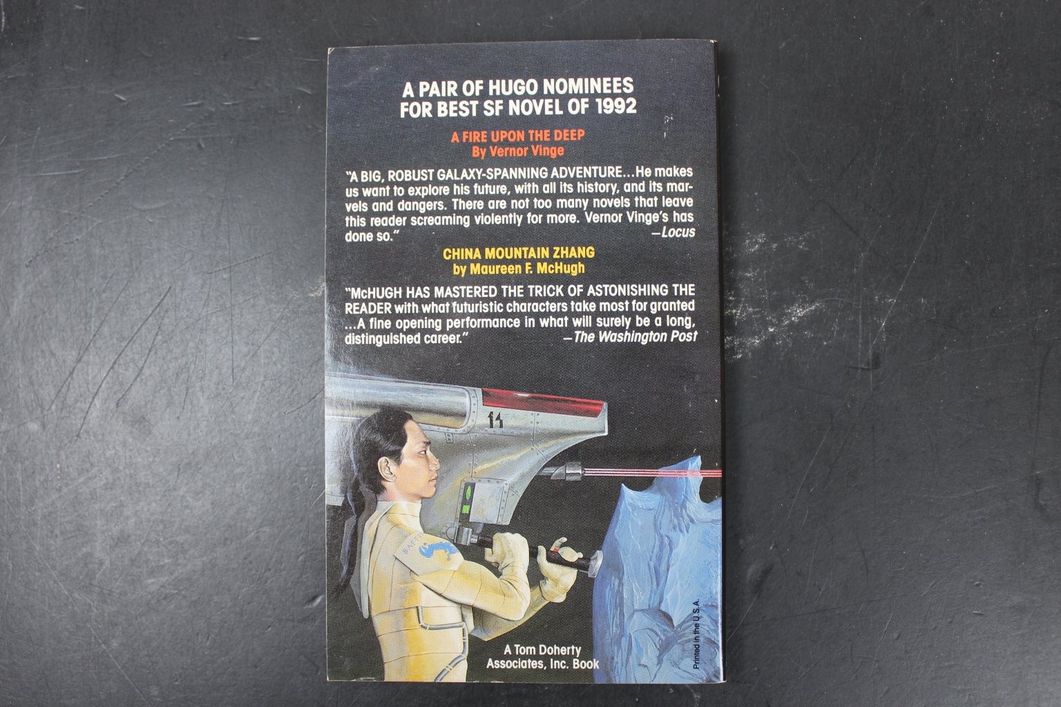 Tor SF Sampler Vinge McHugh 1993 Hugo Nominees Edition Science Fiction Tor Books