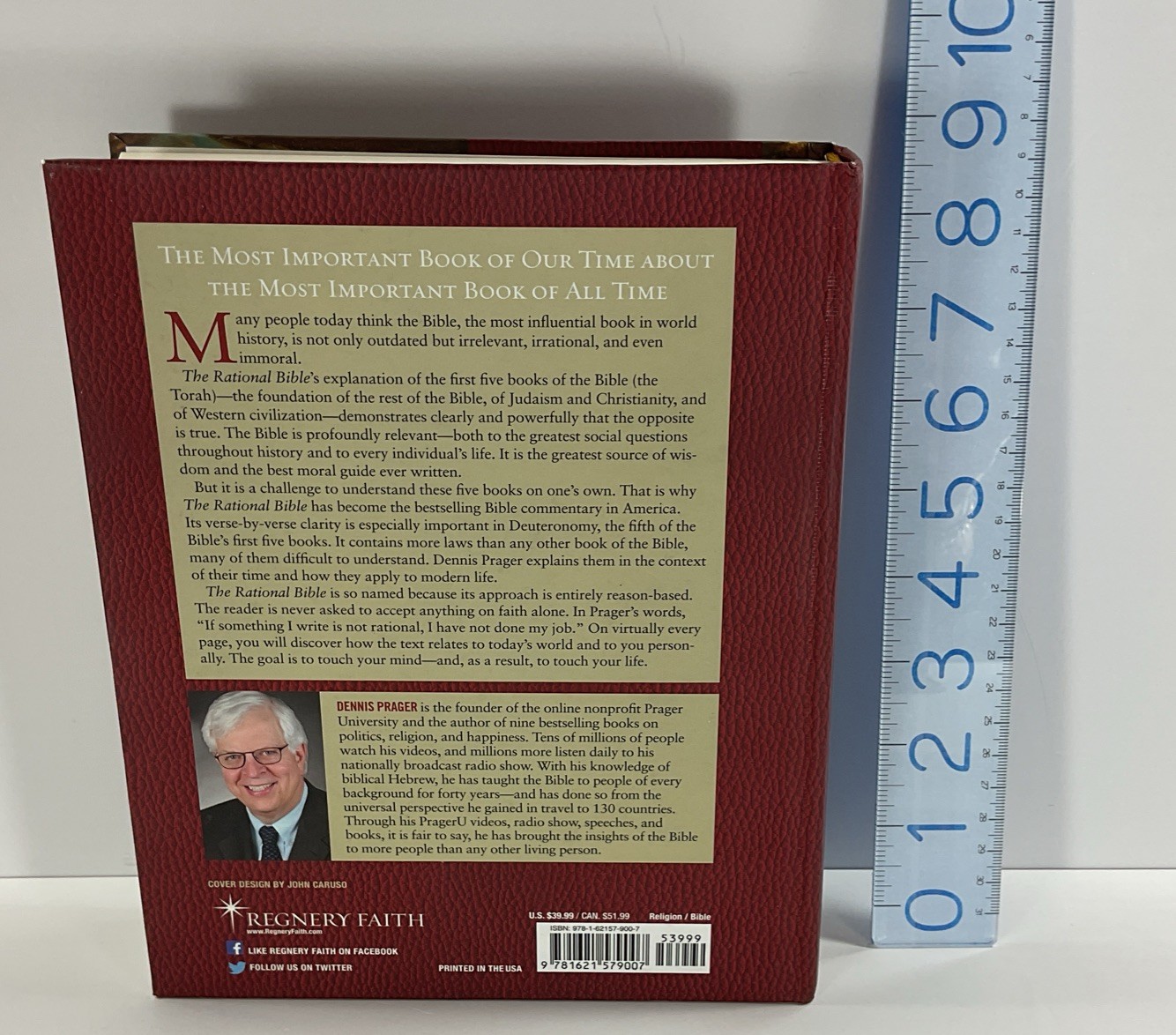 Deuteronomy The Rational Bible by Dennis Prager Alperson Edition Hardcover