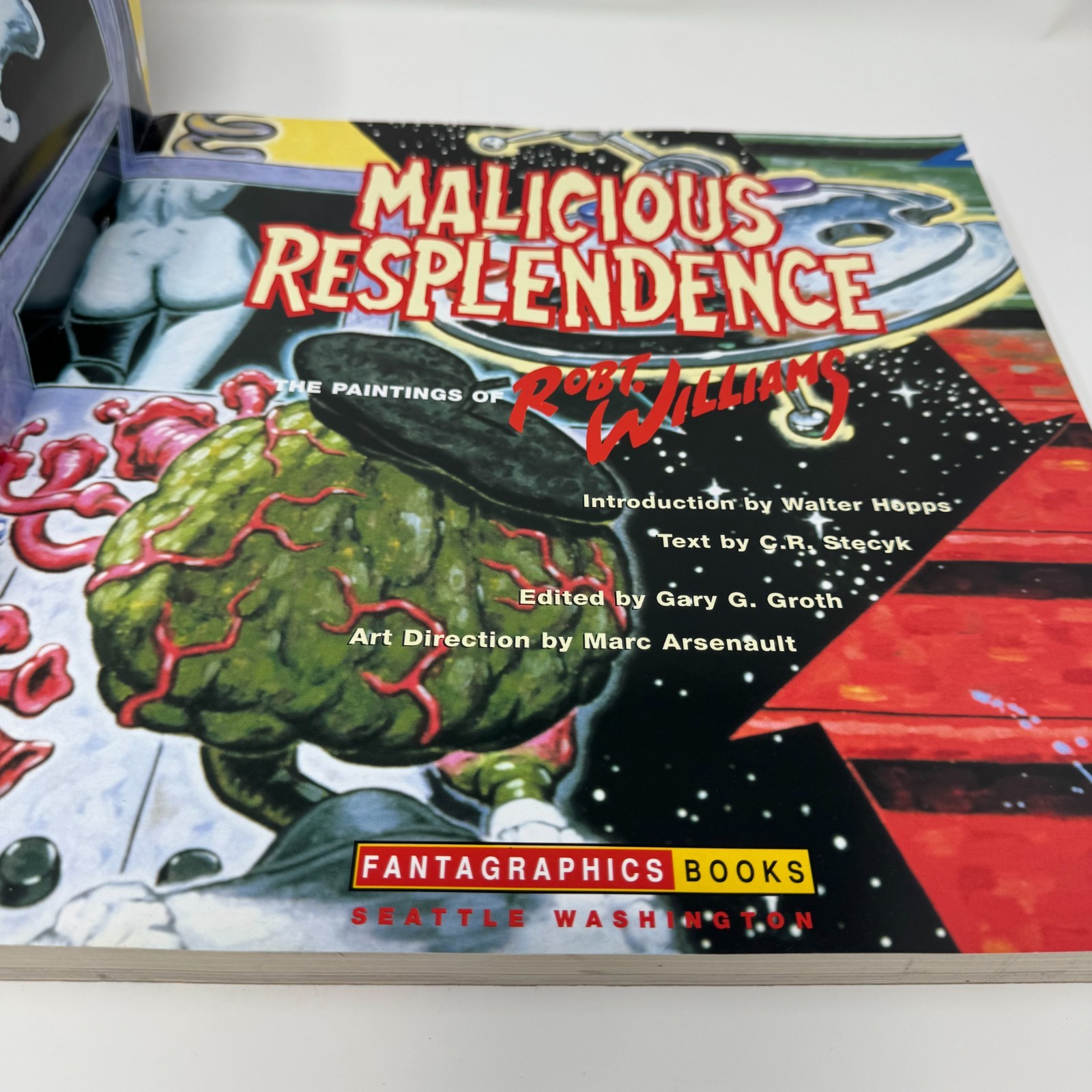 Malicious Resplendence: Paperback By Robt. Williams & Trading Card Set