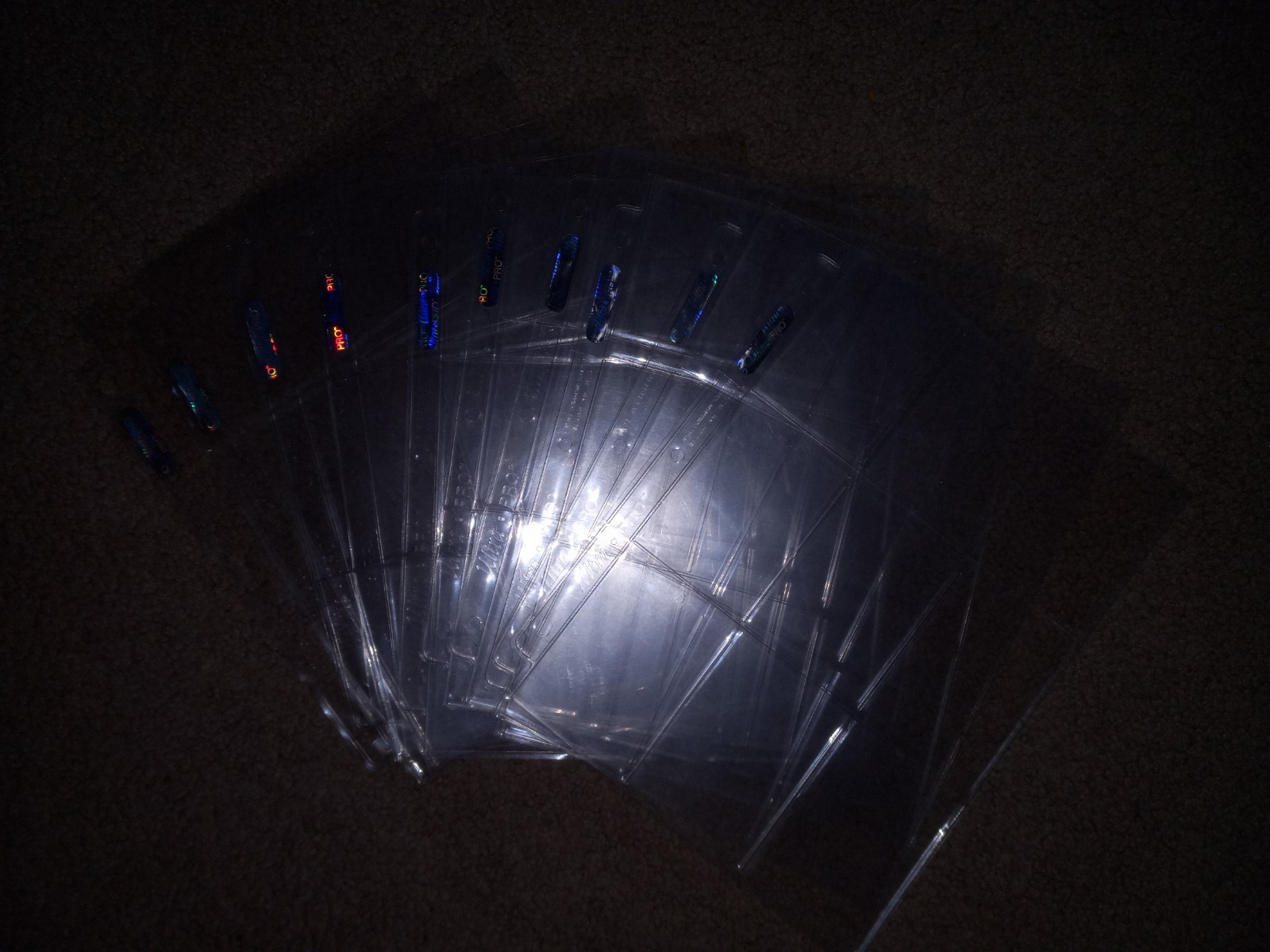 10 Ultra Pro Sports Card Sleeves Baseball Football Basketball Hockey Top Loaders